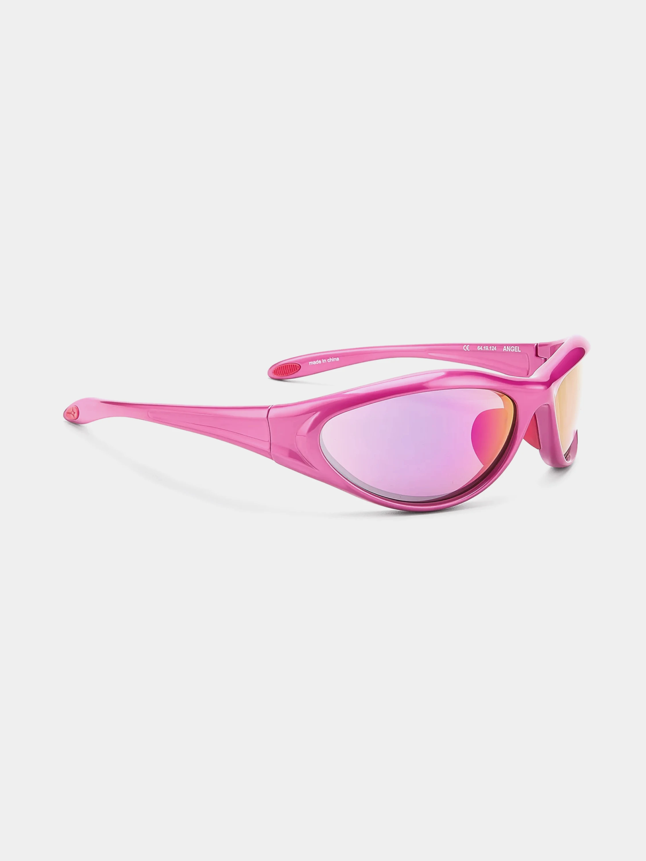 Очки Bonnie Clyde Angel Metallic Pink & Pink Mirror