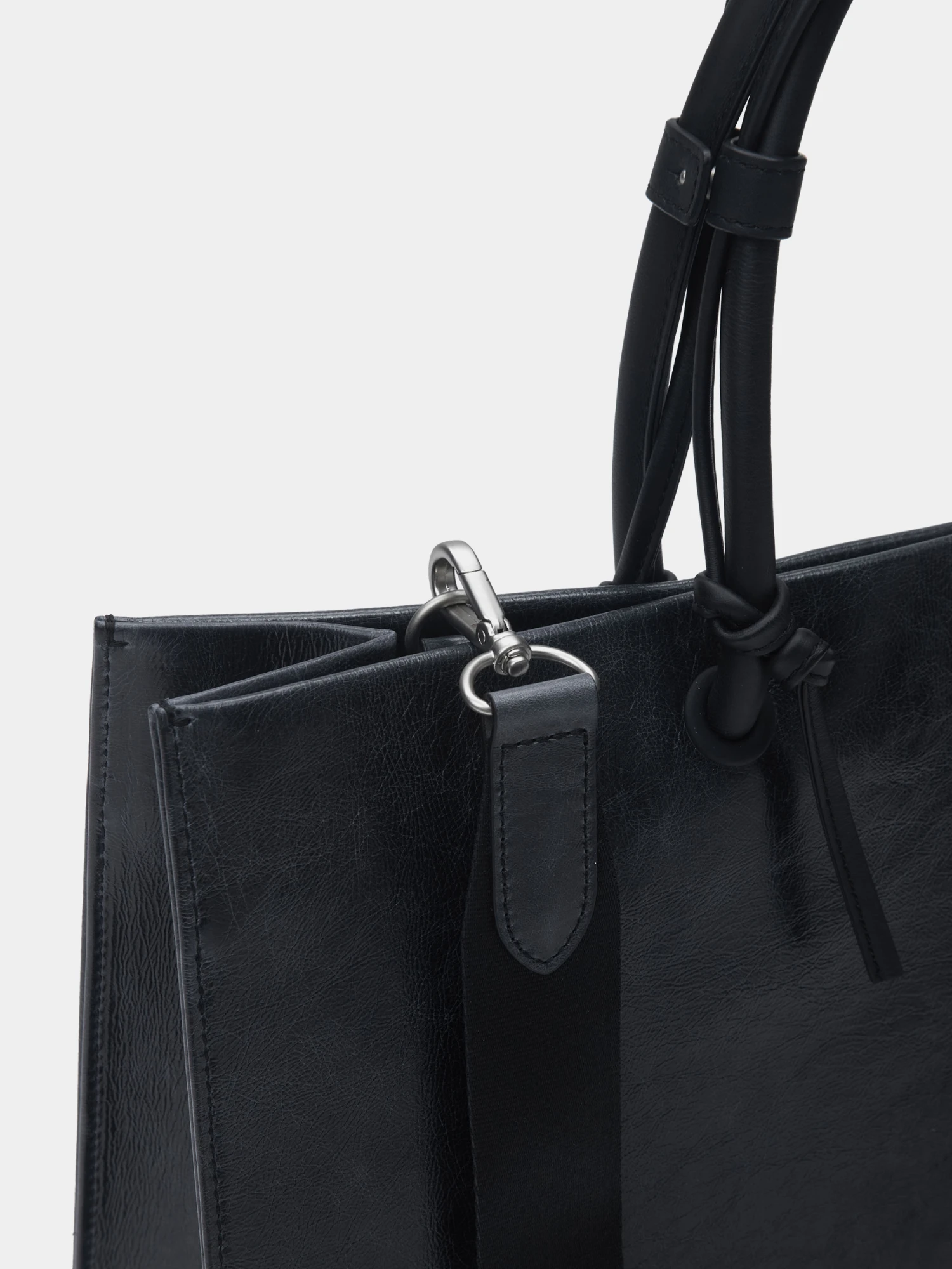 Сумка-тоут ADERERROR Wide Cracked Black