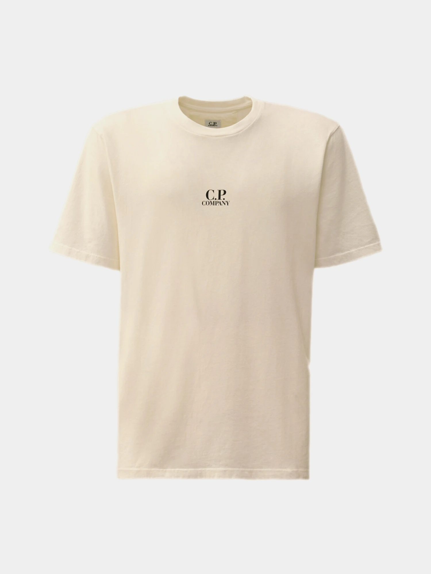 Футболка C.P. Company 24/1 Jersey Artwork Logo Gauze White