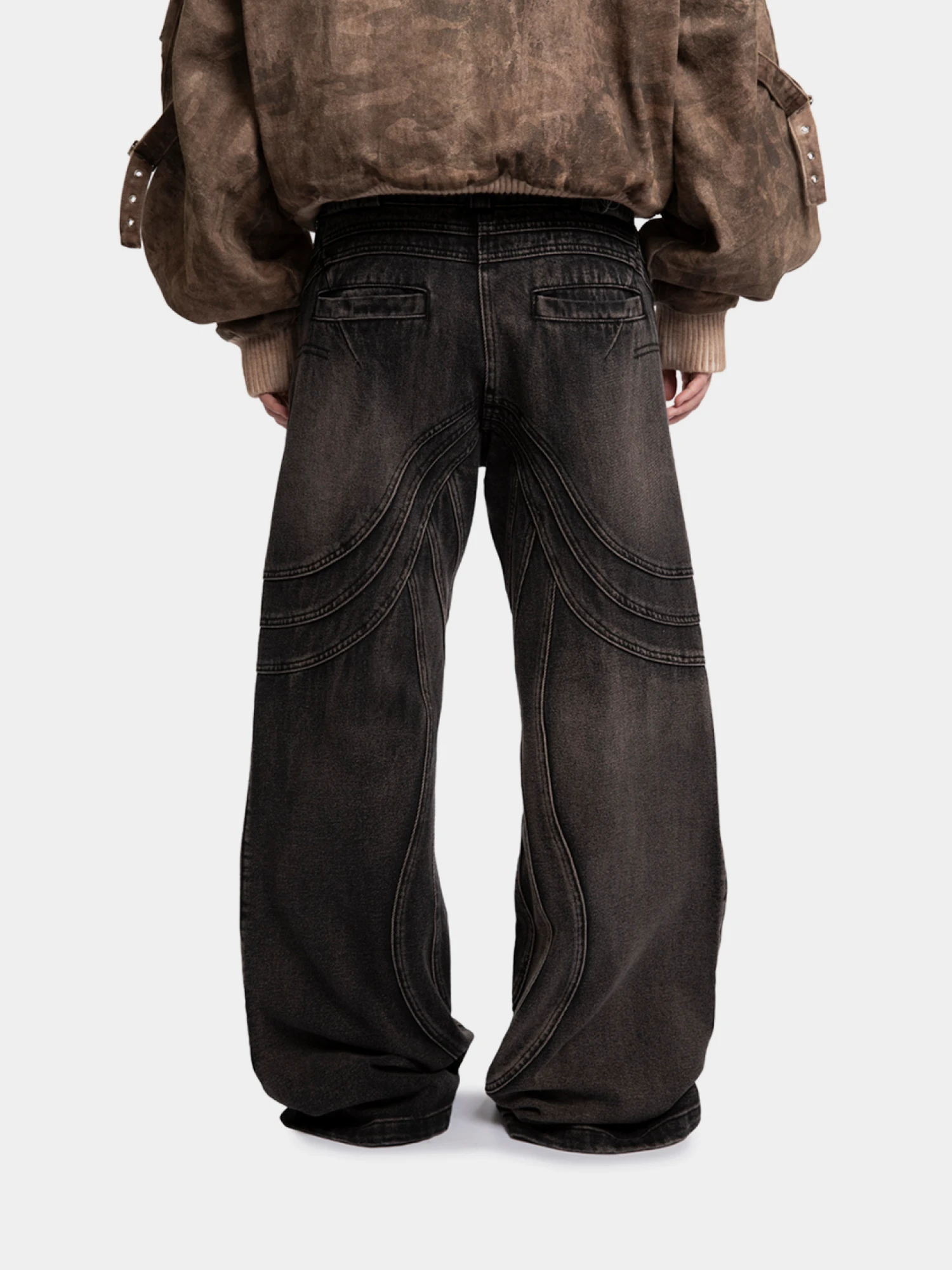 Джинсы NO/FAITH STUDIOS Wave Denim Black