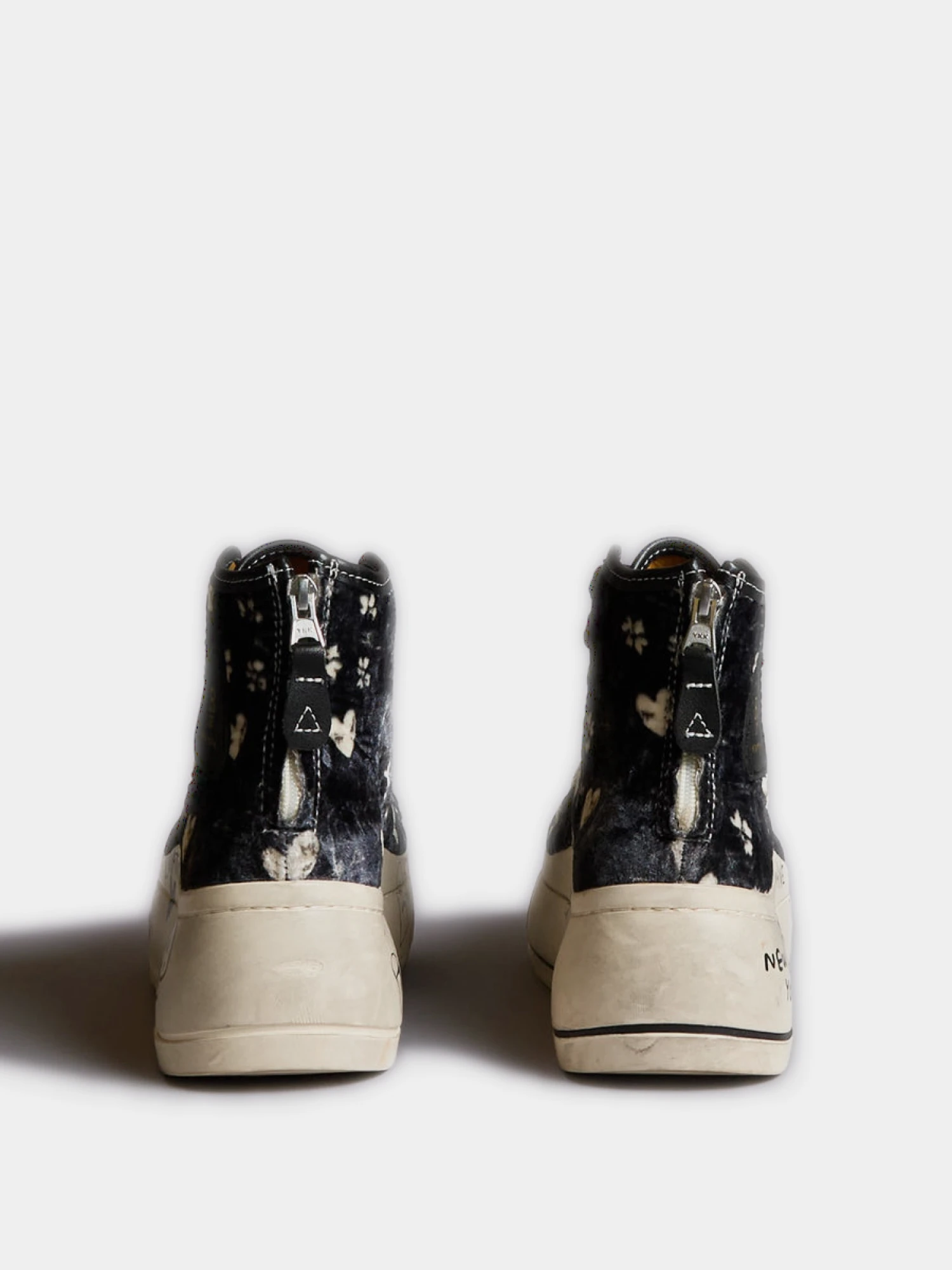 Женские кеды R13 Kurt High Top Hearts Black