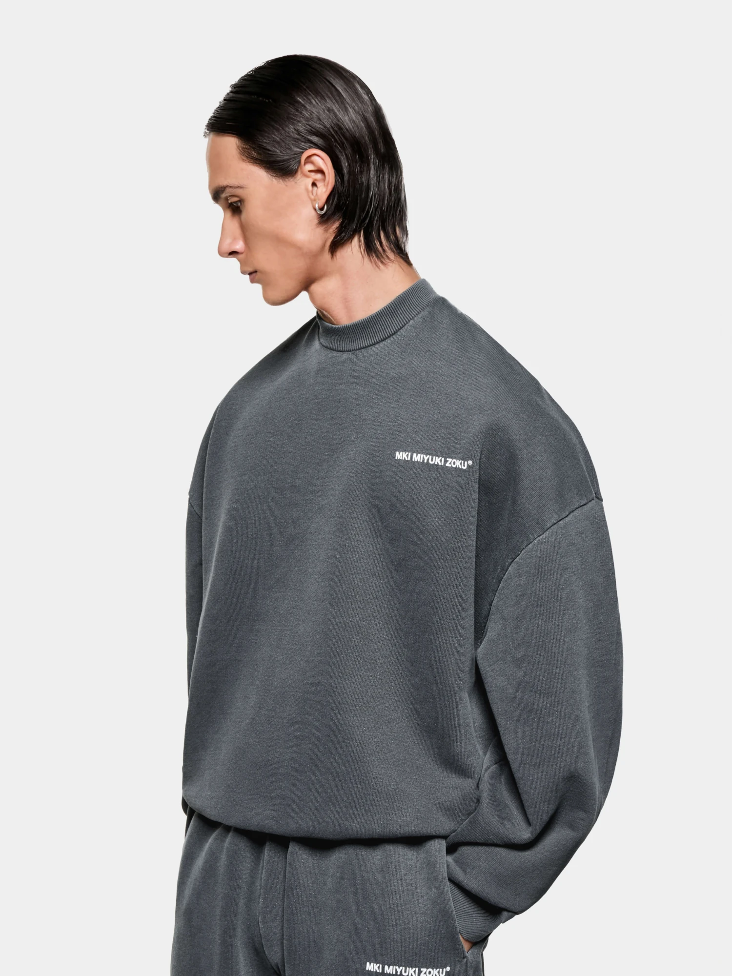 Свитшот MKI MIYUKI ZOKU Uniform Crewneck Pigment Black