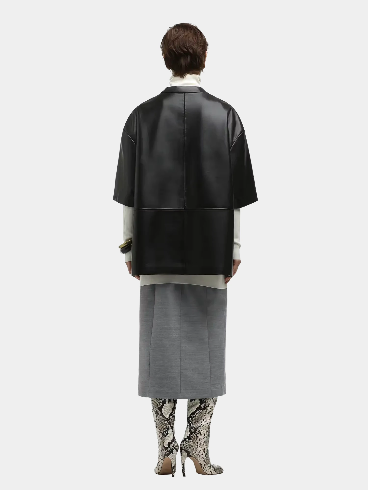 Женская юбка entire studios Tailored Midi Warm Grey