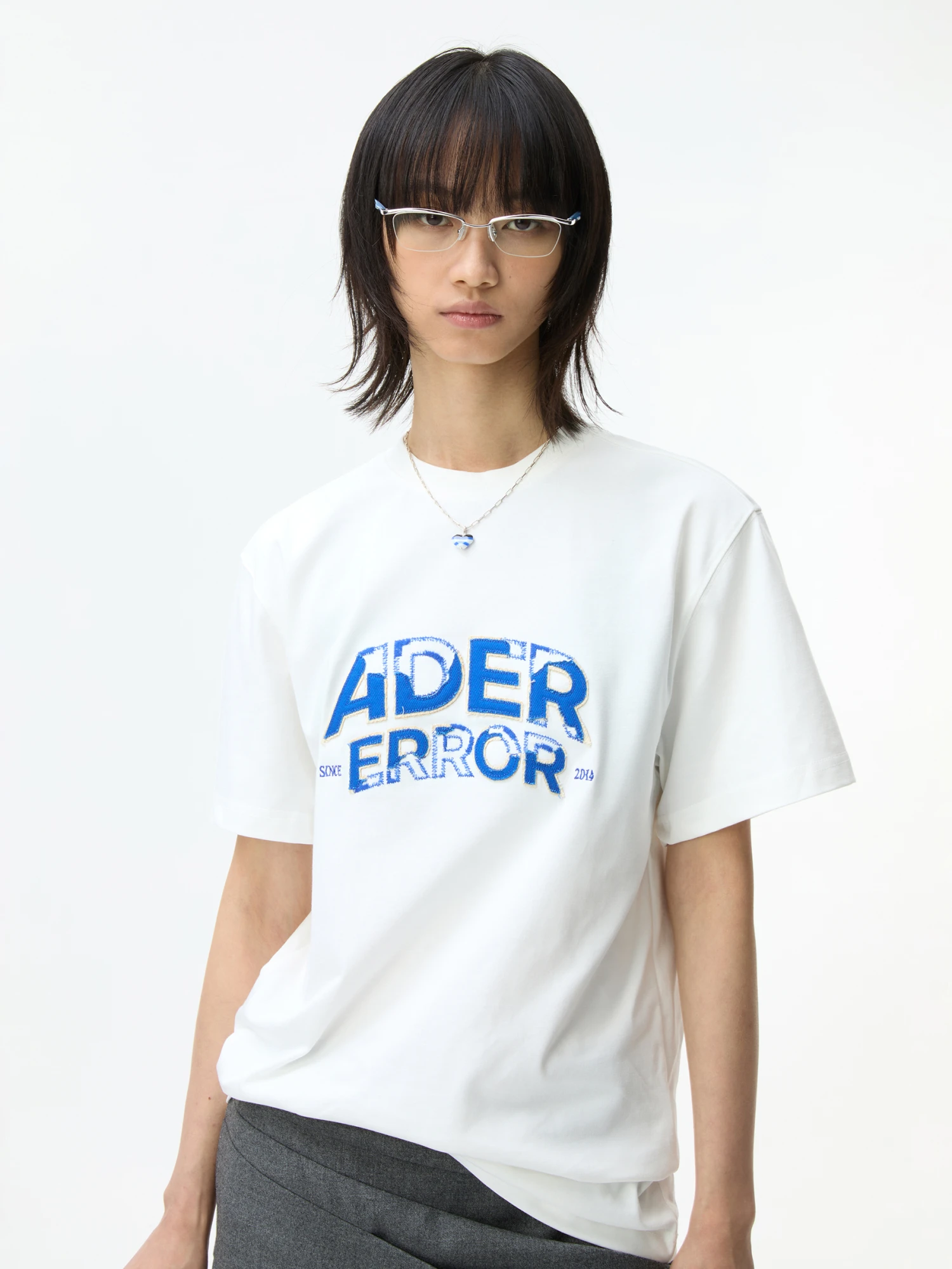 Футболка ADERERROR Edca Product. 52 White