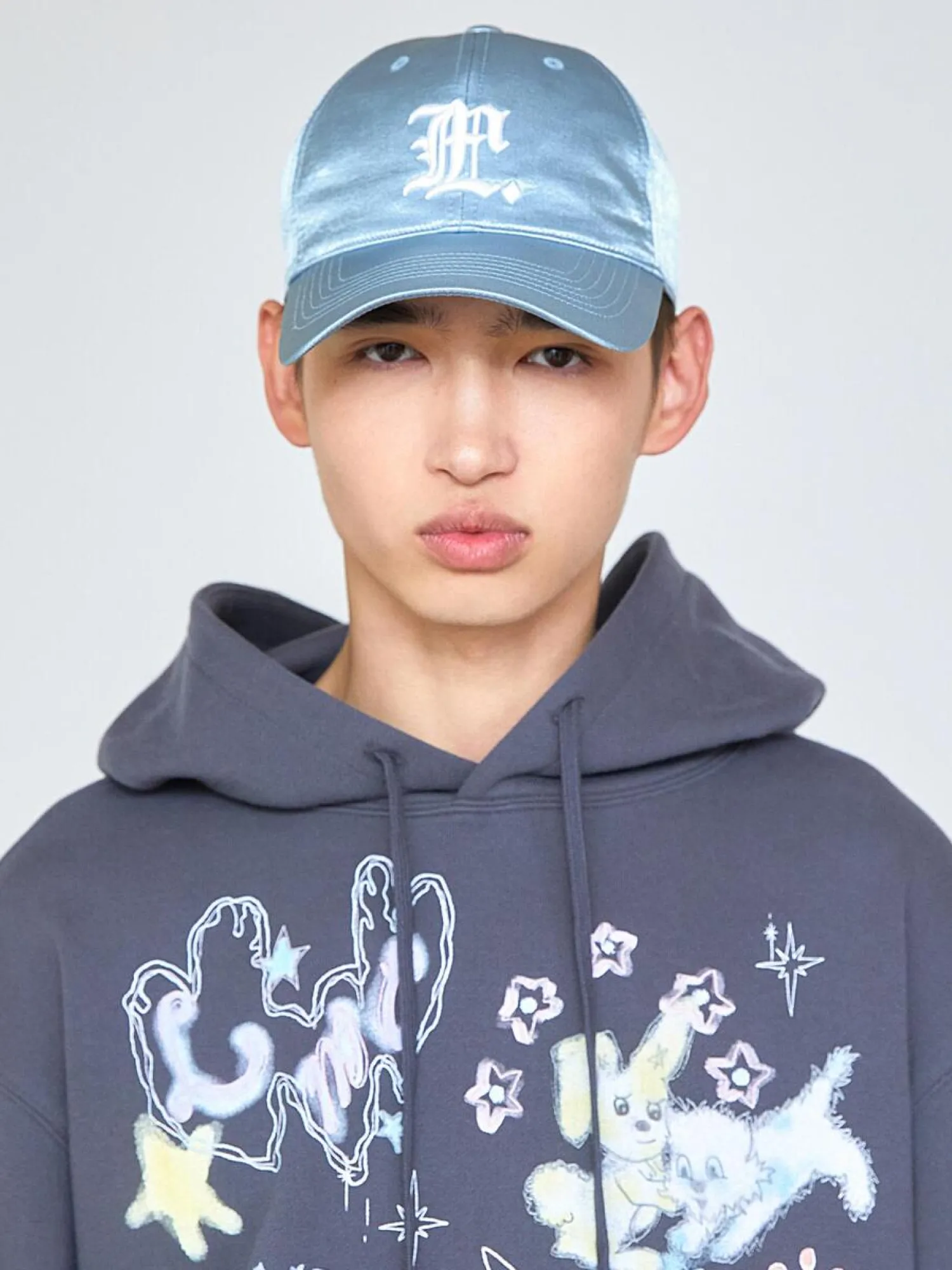 Кепка LMC Gothic Satin 6 Panel Cap Light Blue