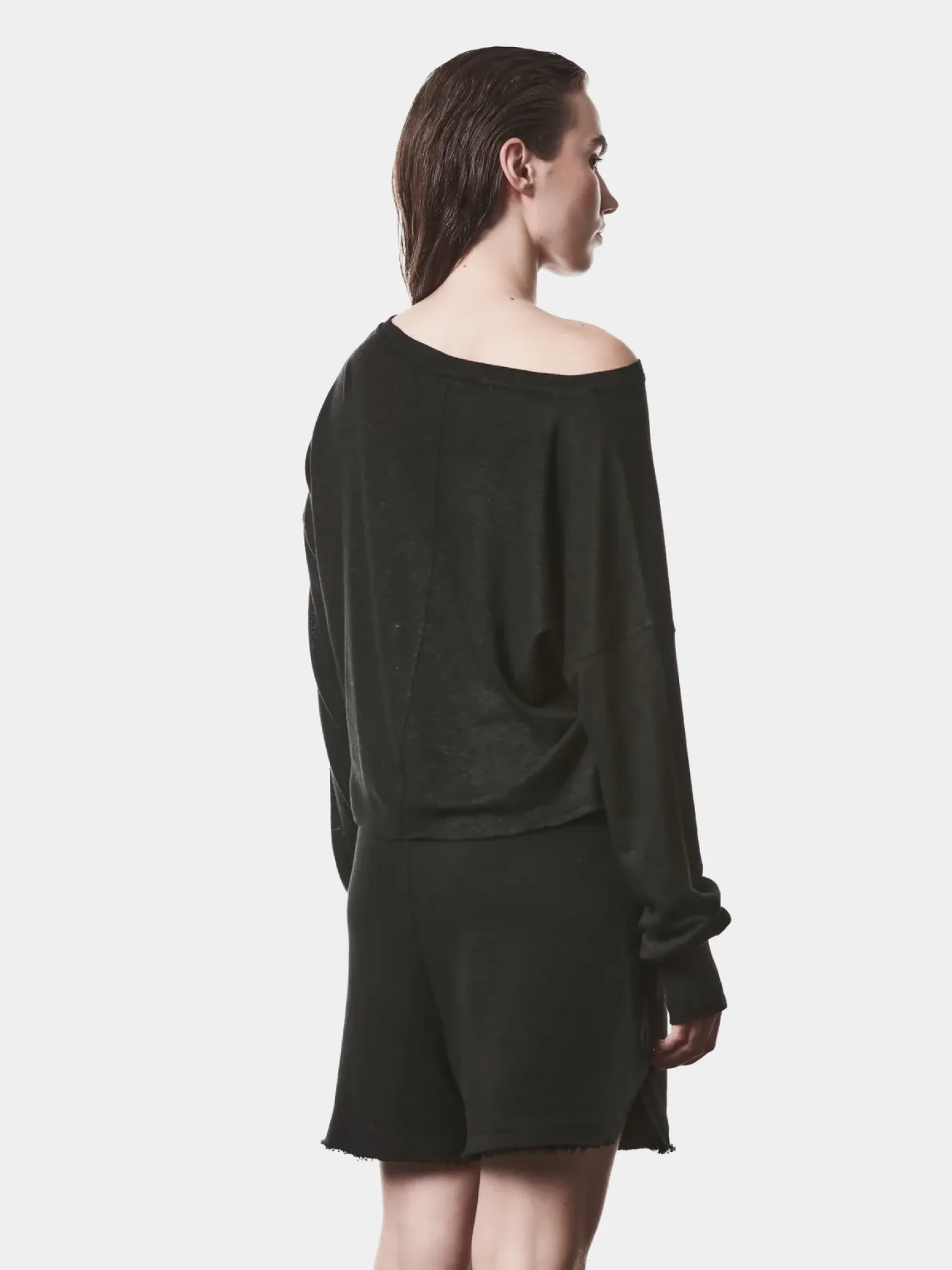 Женский лонгслив thom/krom W TS 613 Black