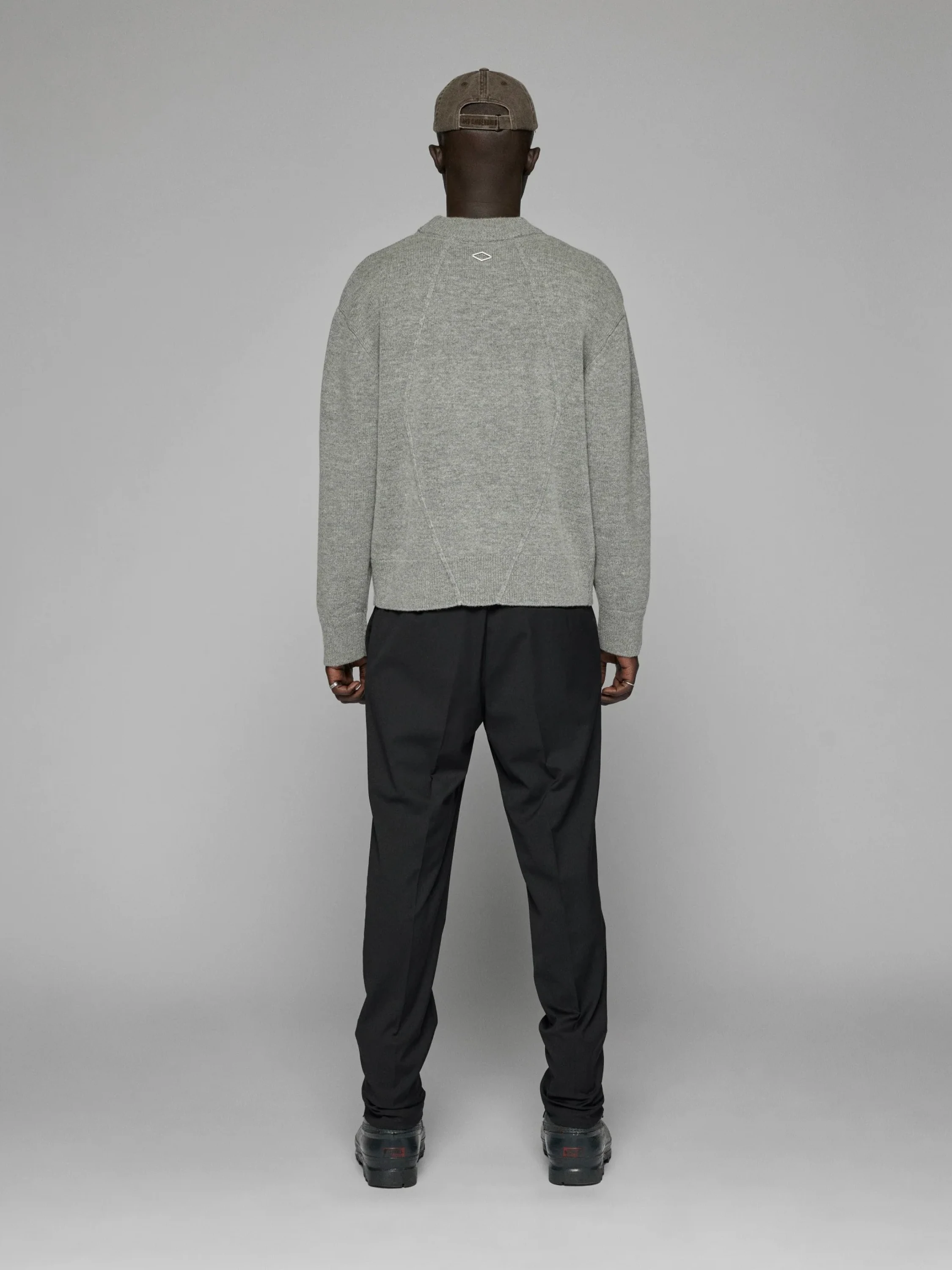 Свитер Han Kjøbenhavn Diamond Detail Knit Ash Grey