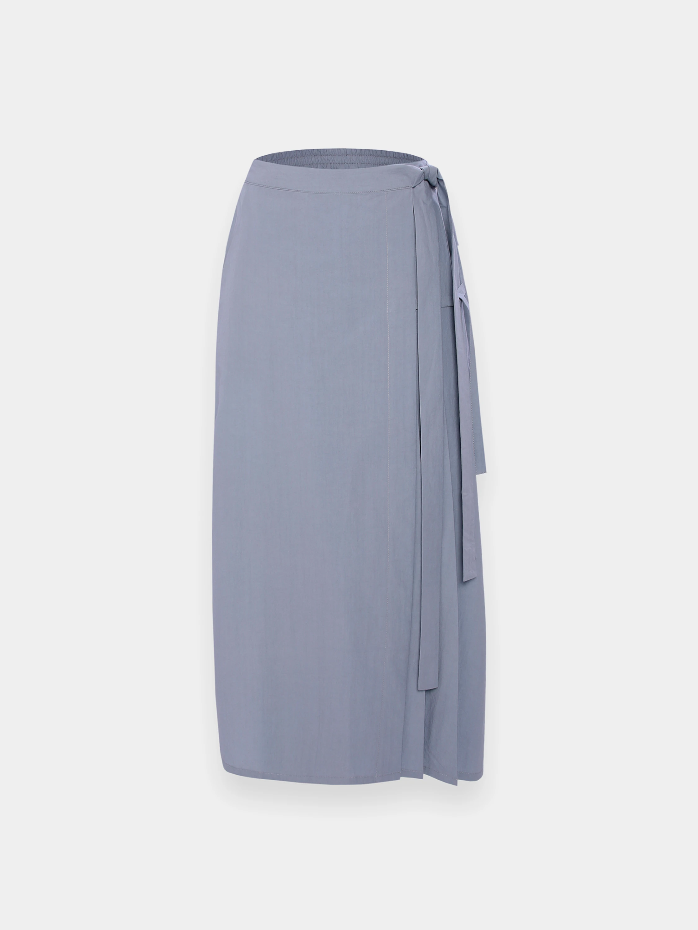 Женская юбка XENIA TELUNTS Assymetrical Warp Pleat Blue