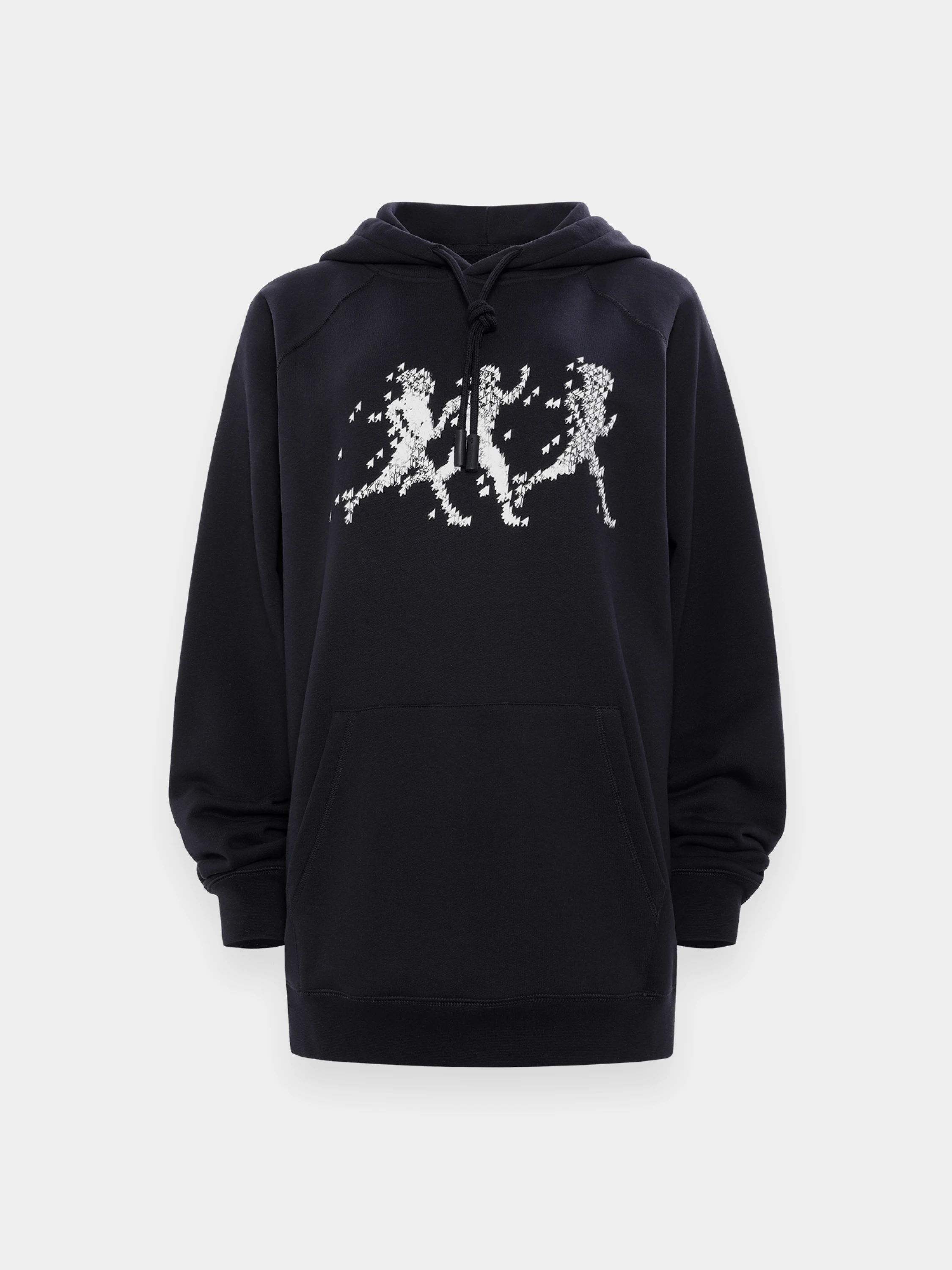 Худи 3.PARADIS Running Kids Hooded Washed Black