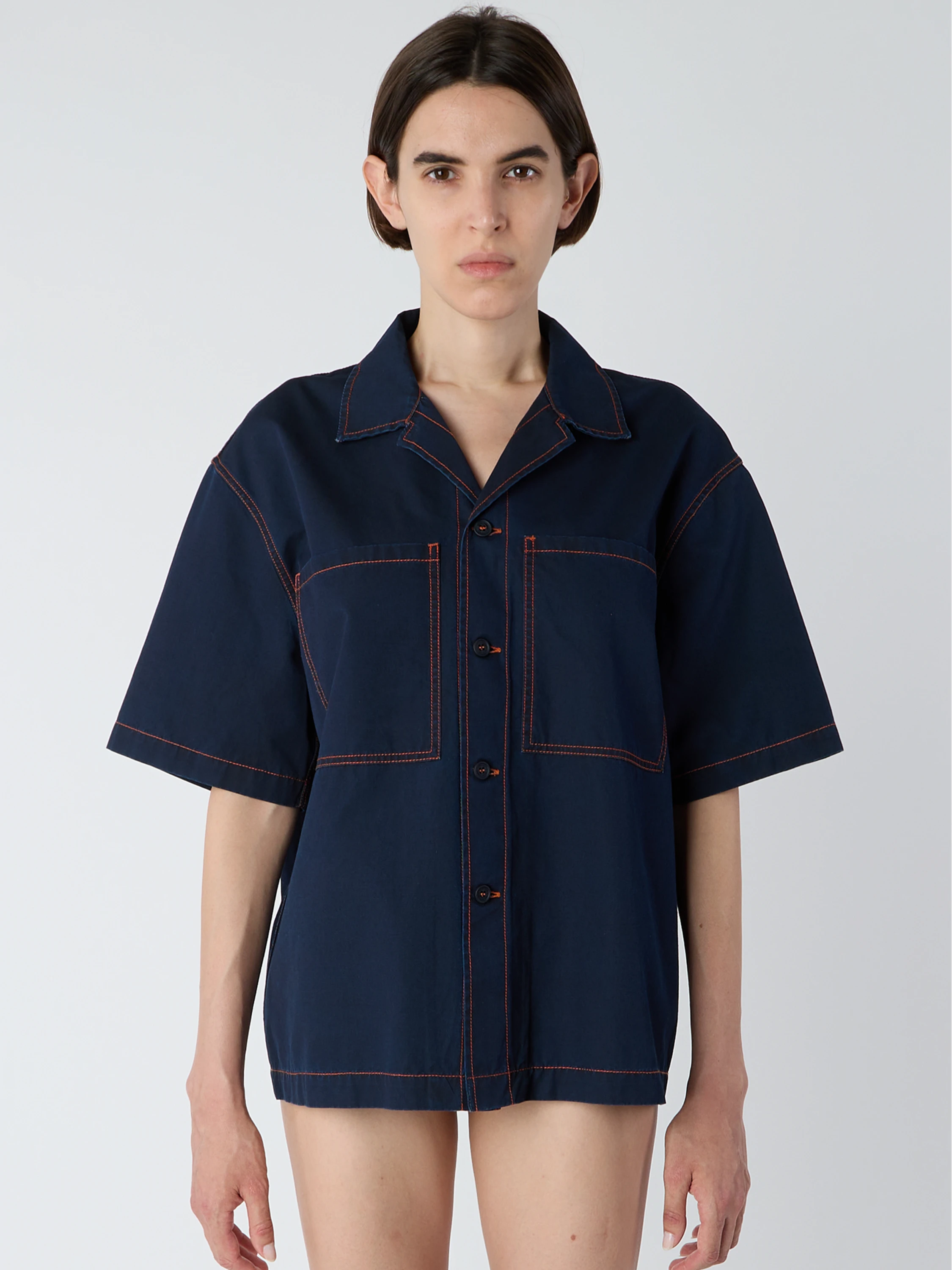 Рубашка Sunnei W Pockets Mid Washed Denim