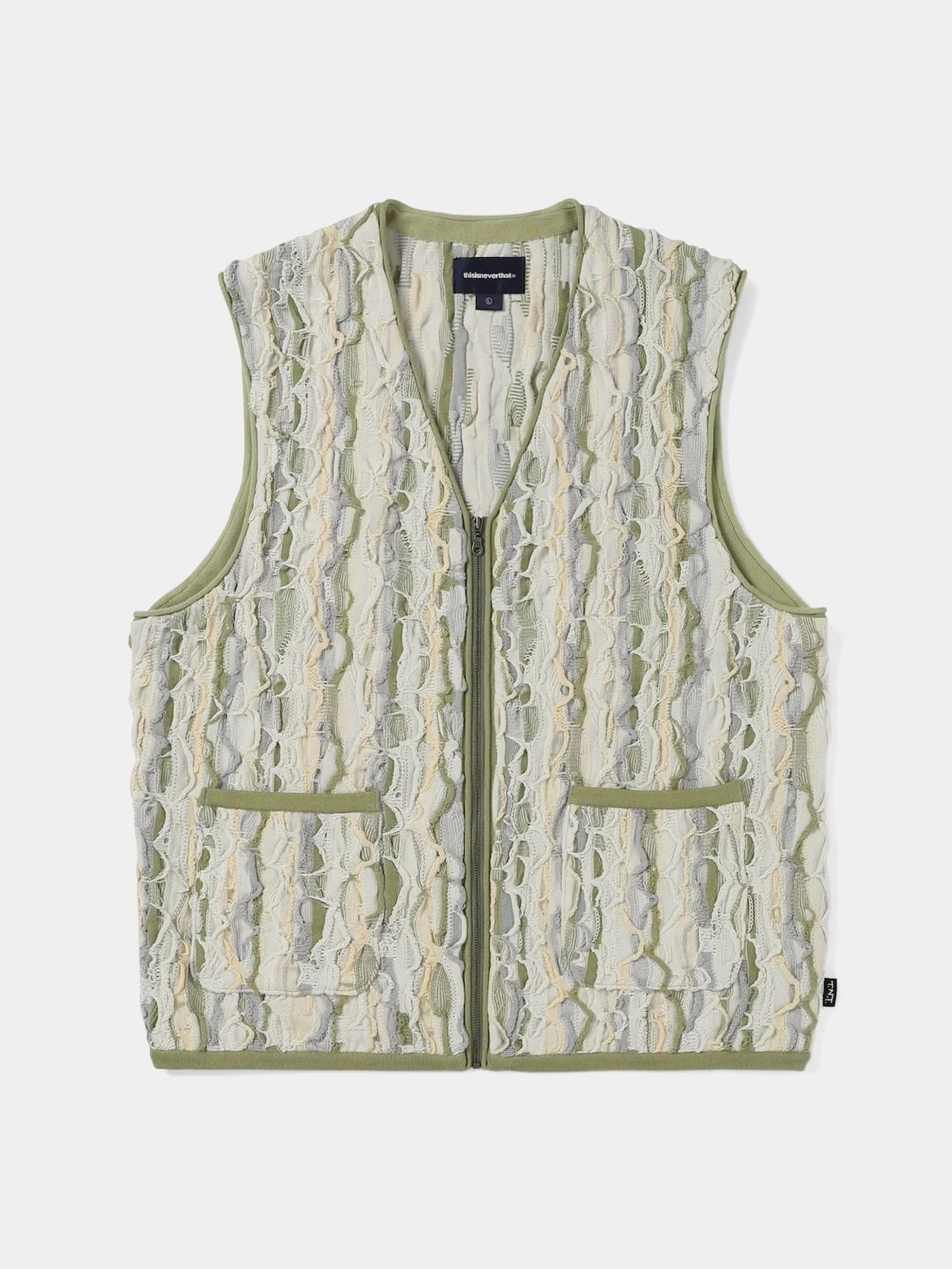 Жилет thisisneverthat 3D Cable Vest - Updated Beige