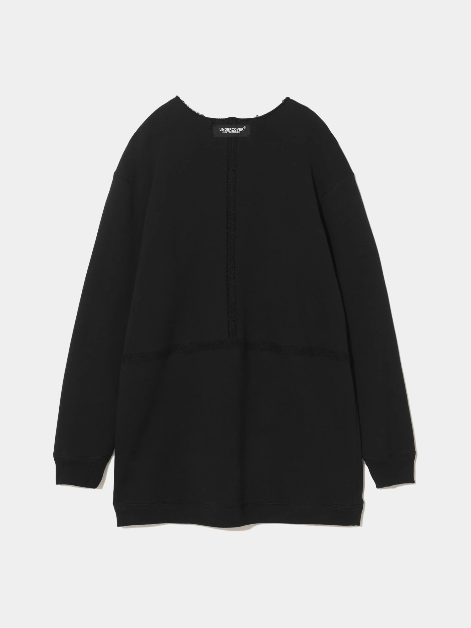 Пуловер UNDERCOVER Cotton Bonded Seam Black
