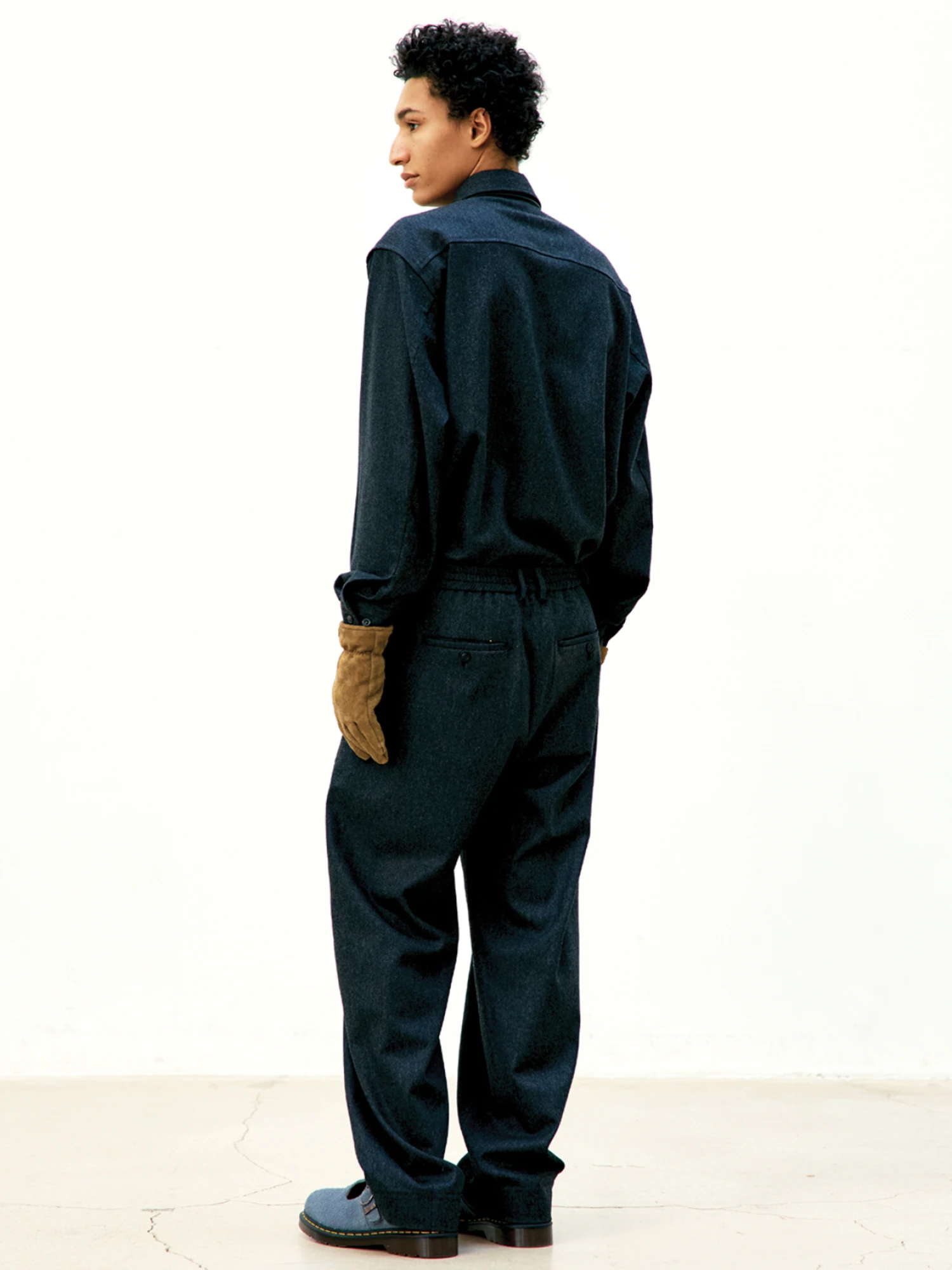Брюки COOR Wool Blend Easy Slacks Charcoal Grey