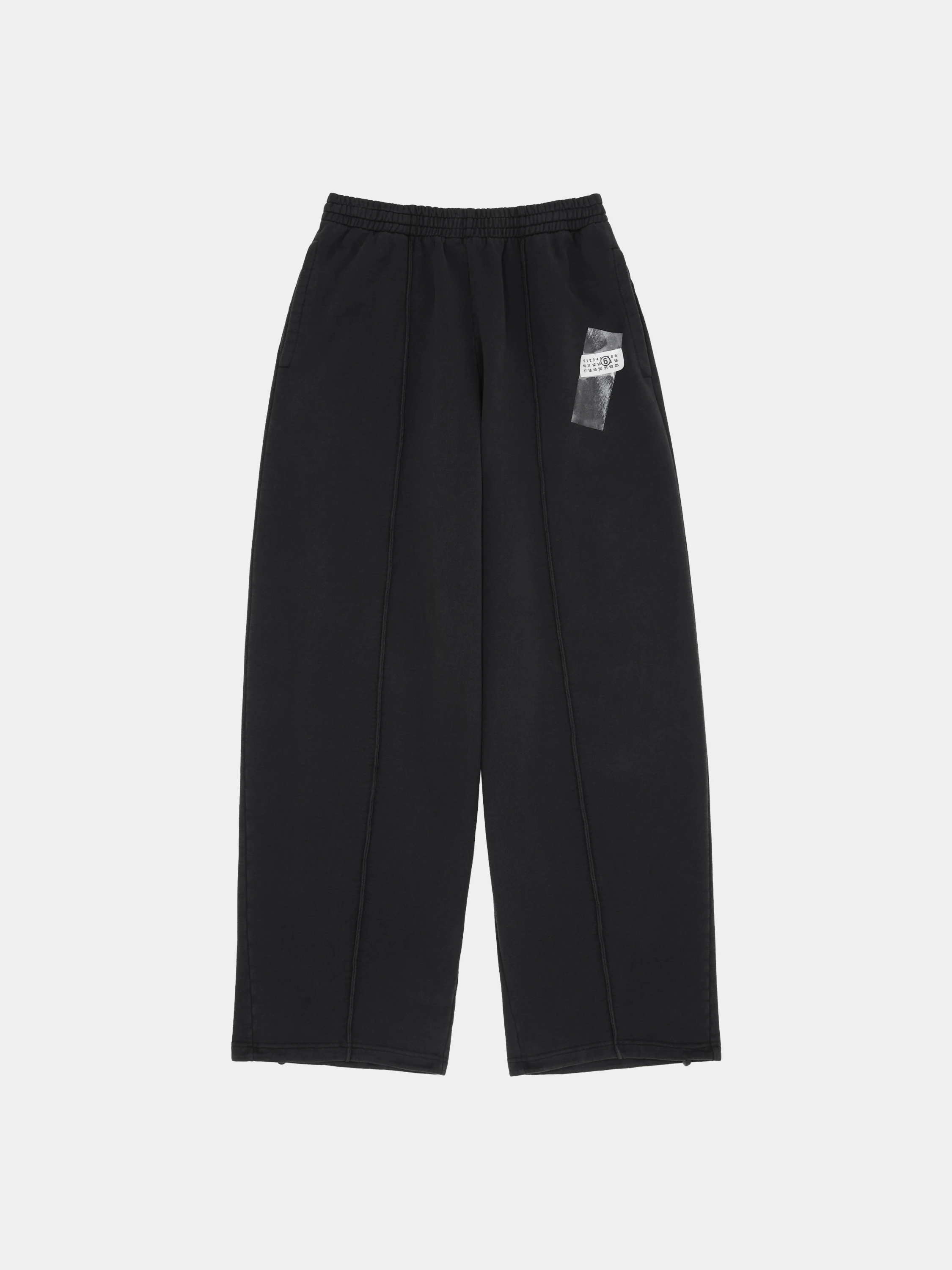 Женские брюки MM6 Maison Margiela Outside Stitch Black