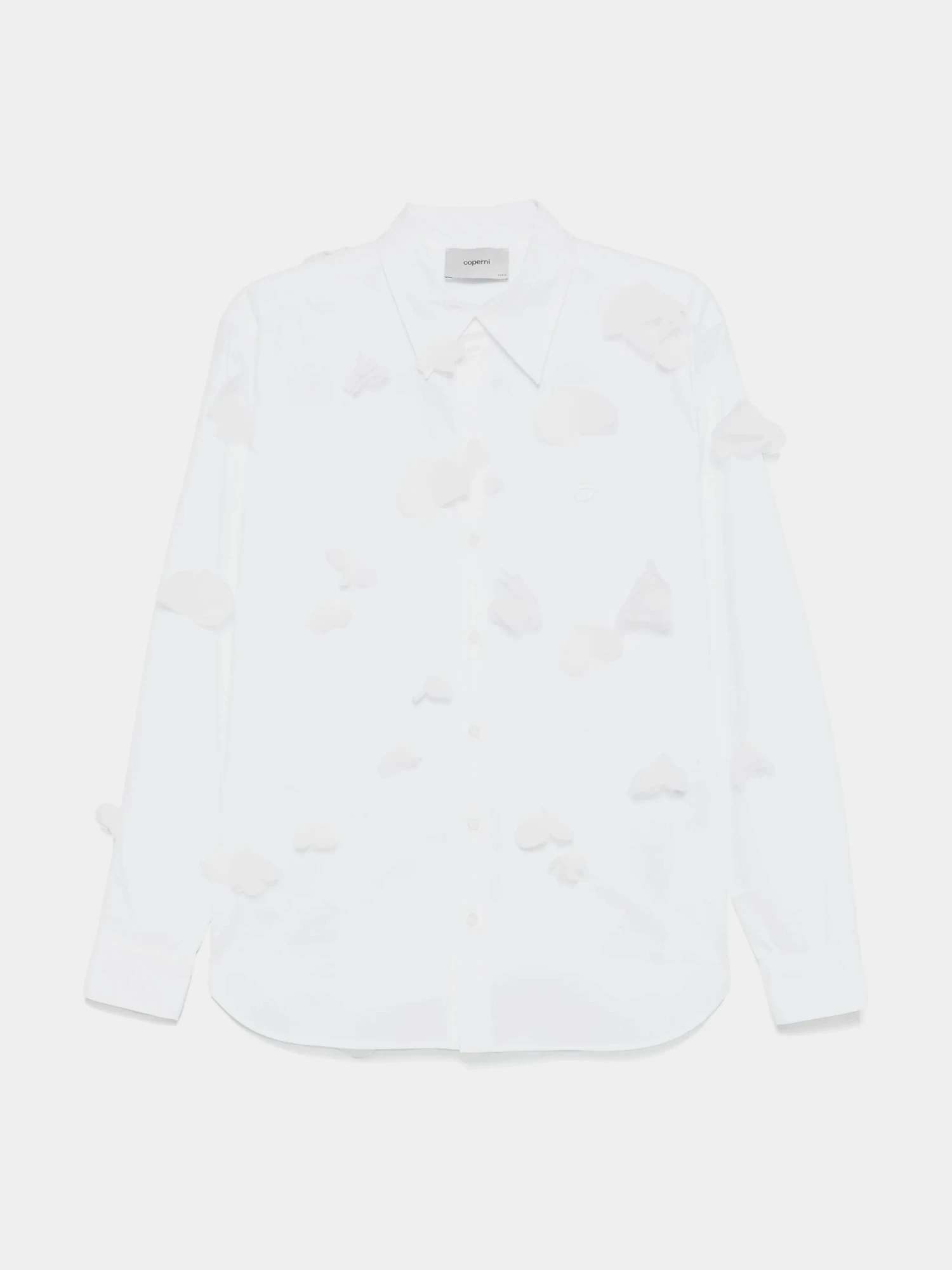 Женская блузка Coperni Organza Butterfly White