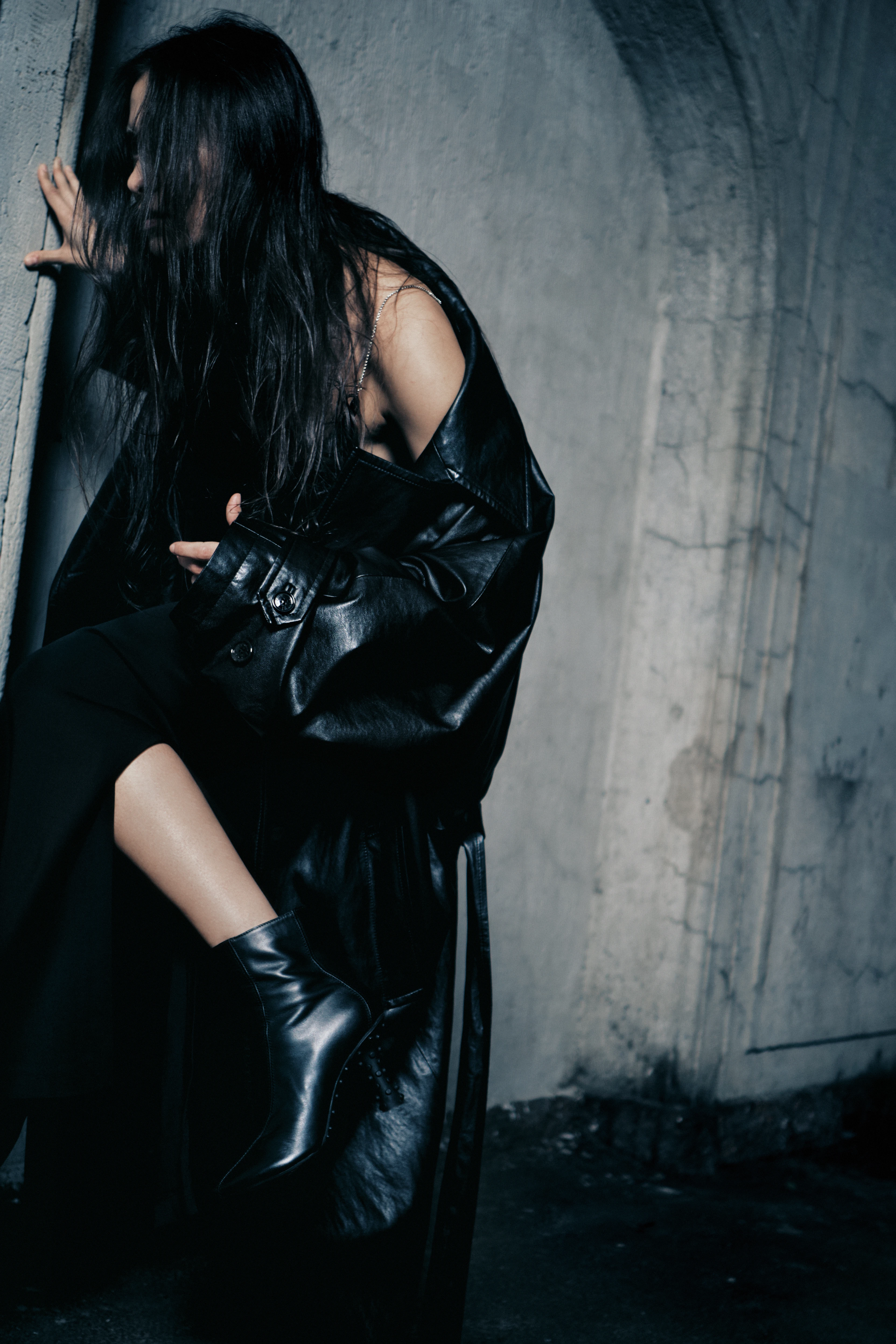 Женские сапоги Sunnei 1000Chiodi Ankle Boot Black