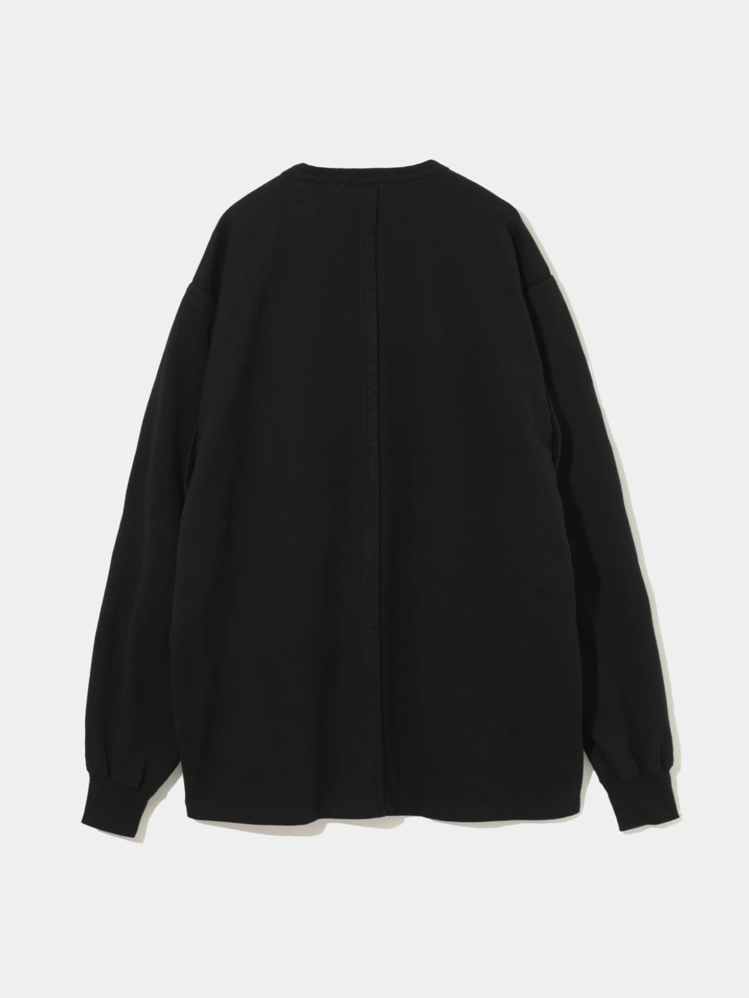 Лонгслив UNDERCOVER Cotton Seam-Out Design Black