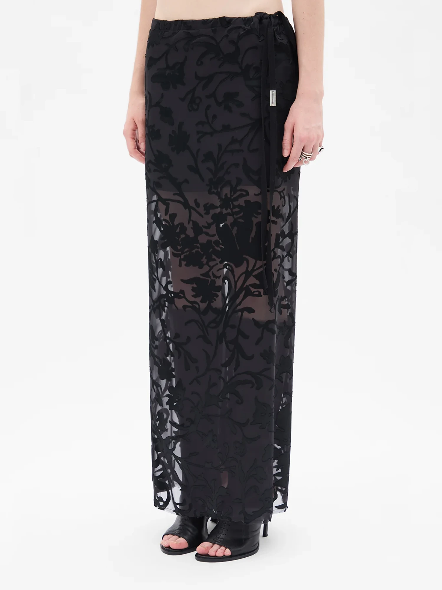 Женская юбка Ann Demeulemeester Eveline Long Black
