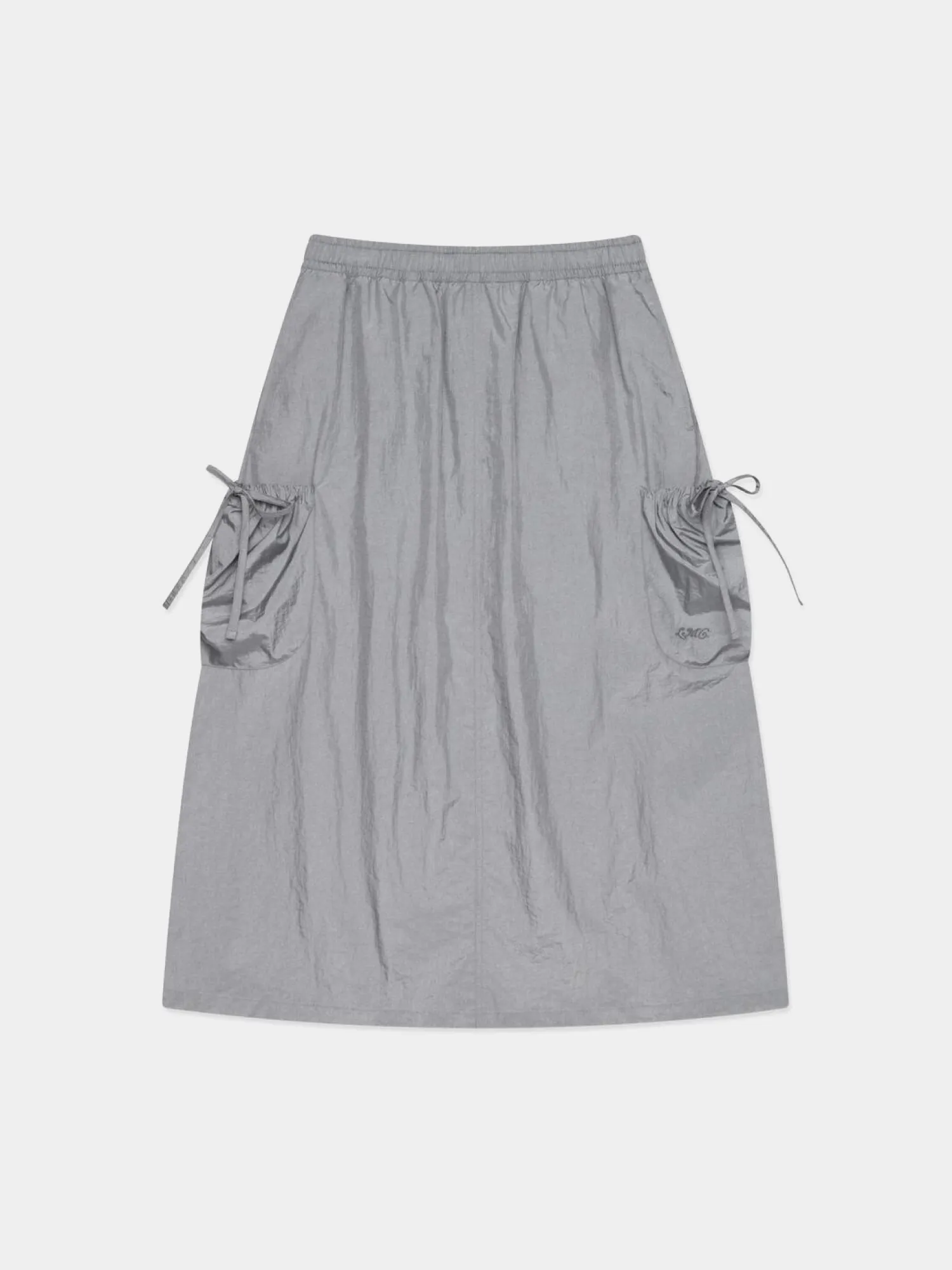 Женская юбка LMC WM Ribbon Nylon Long Skirt Light Grey