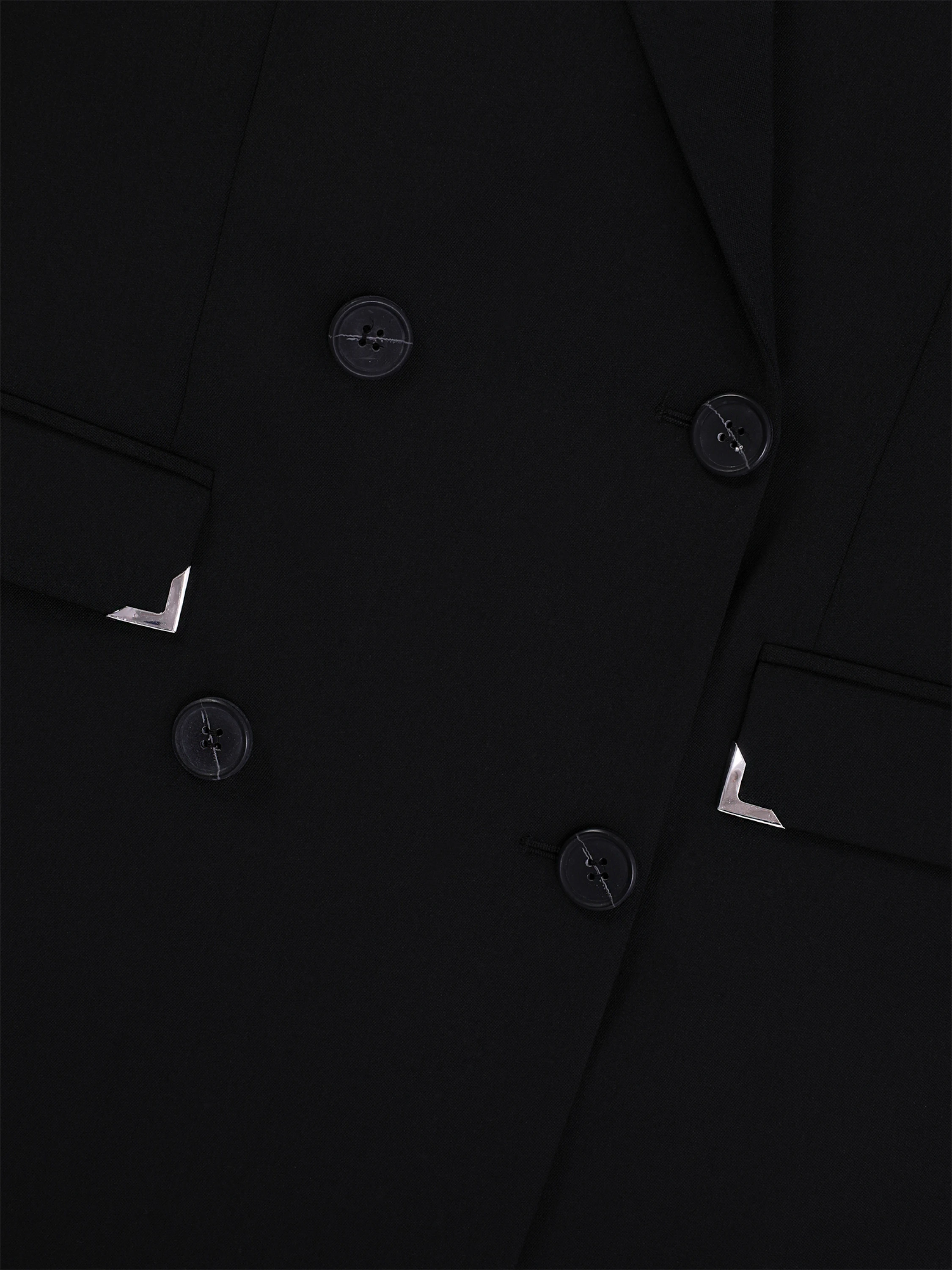 Пиджак Han Kjøbenhavn Double-Breasted Long Black