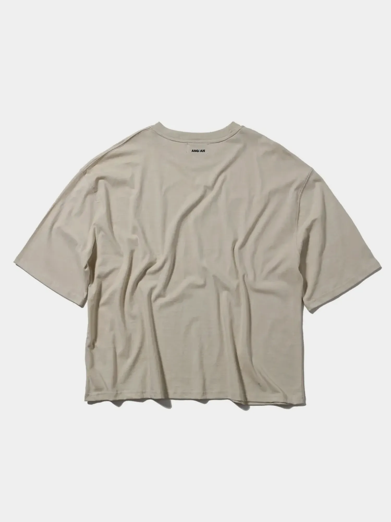 Футболка ANGLAN Wood Bone Half Tee Beige