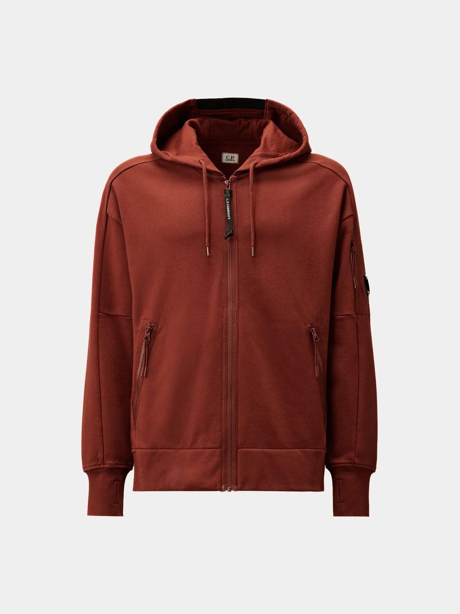 Зип-худи C.P. Company Diagonal Raised Fleece Sable