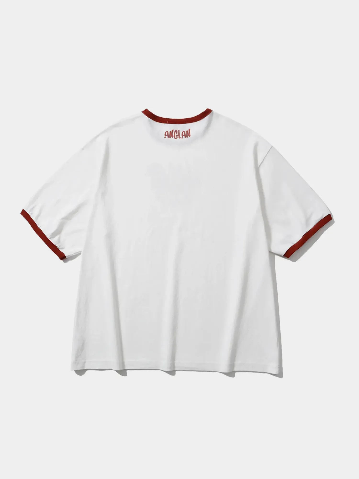 Футболка ANGLAN Hotdog Graphic Ringer Half Tee Red