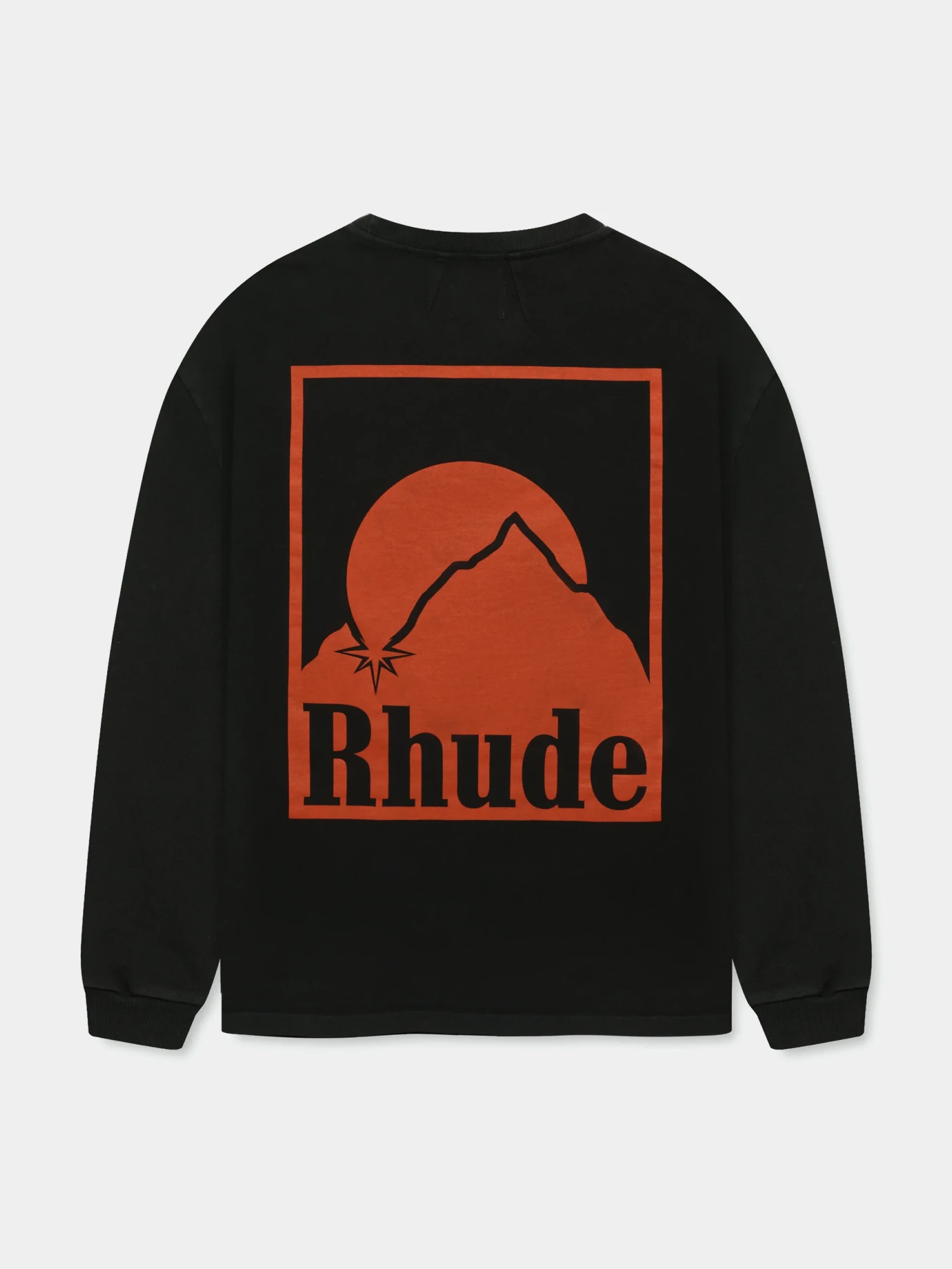 Лонгслив RHUDE Moonlight Badge Ls Vtg Black