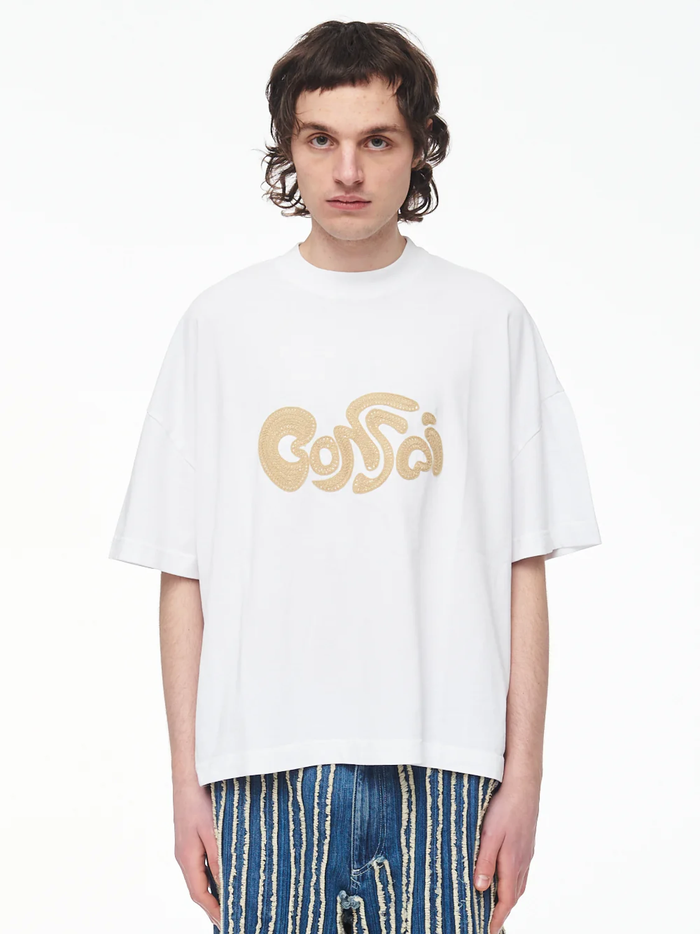 Футболка BONSAI Oversize Embrodery Graphic White