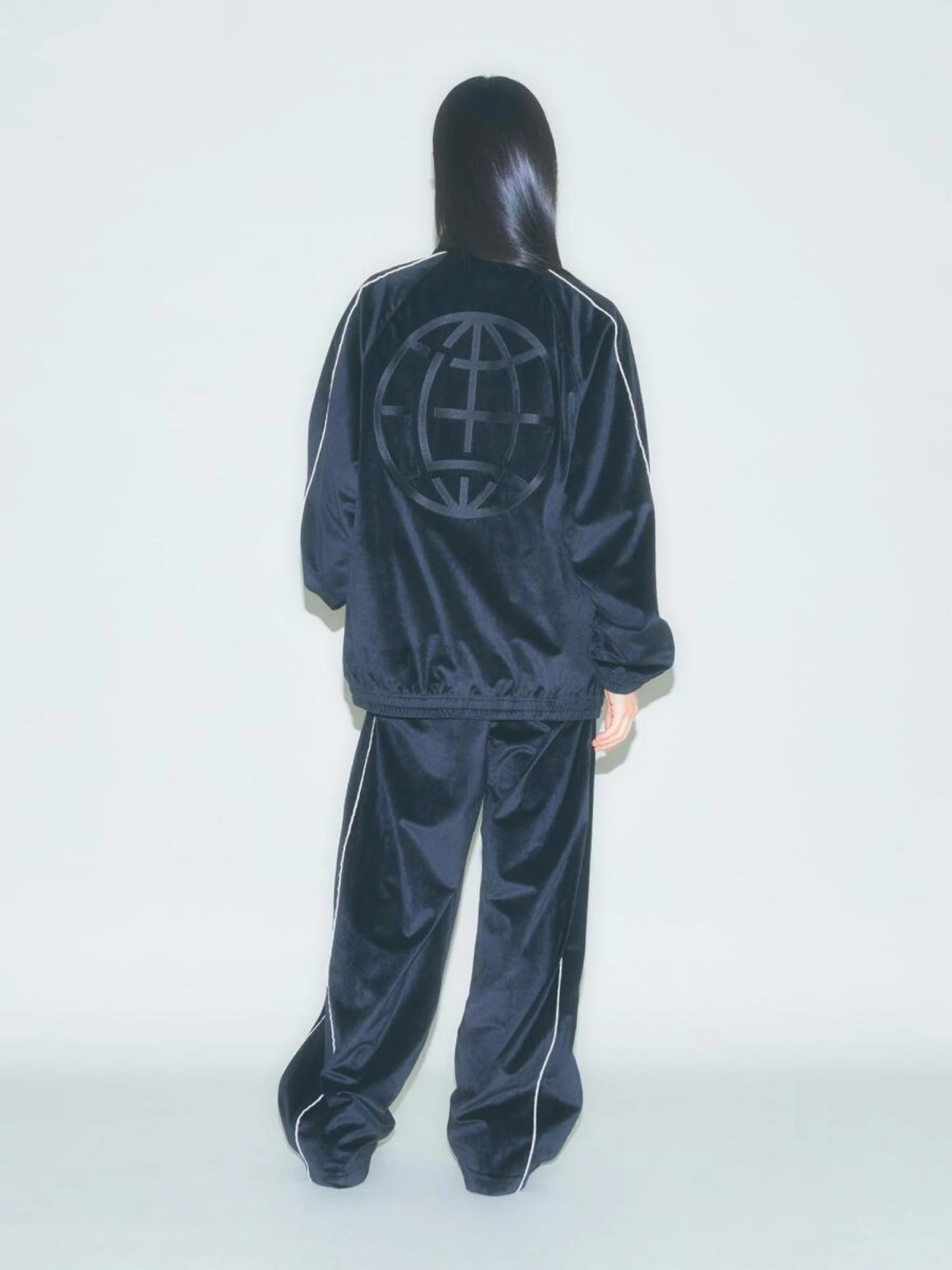 Олимпийка LMC Velour Piping Jacket Navy
