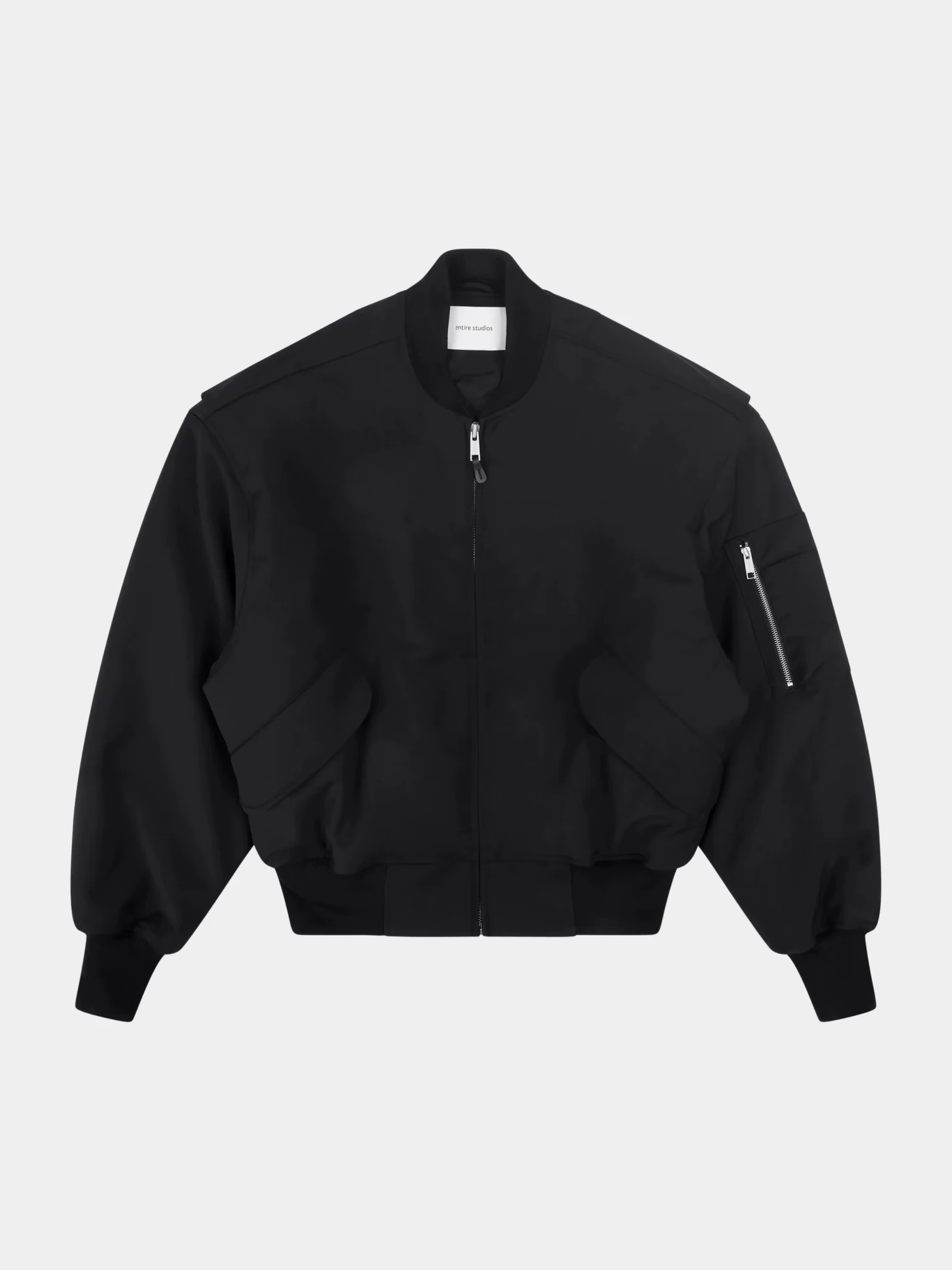Бомбер entire studios Broad Wool Black