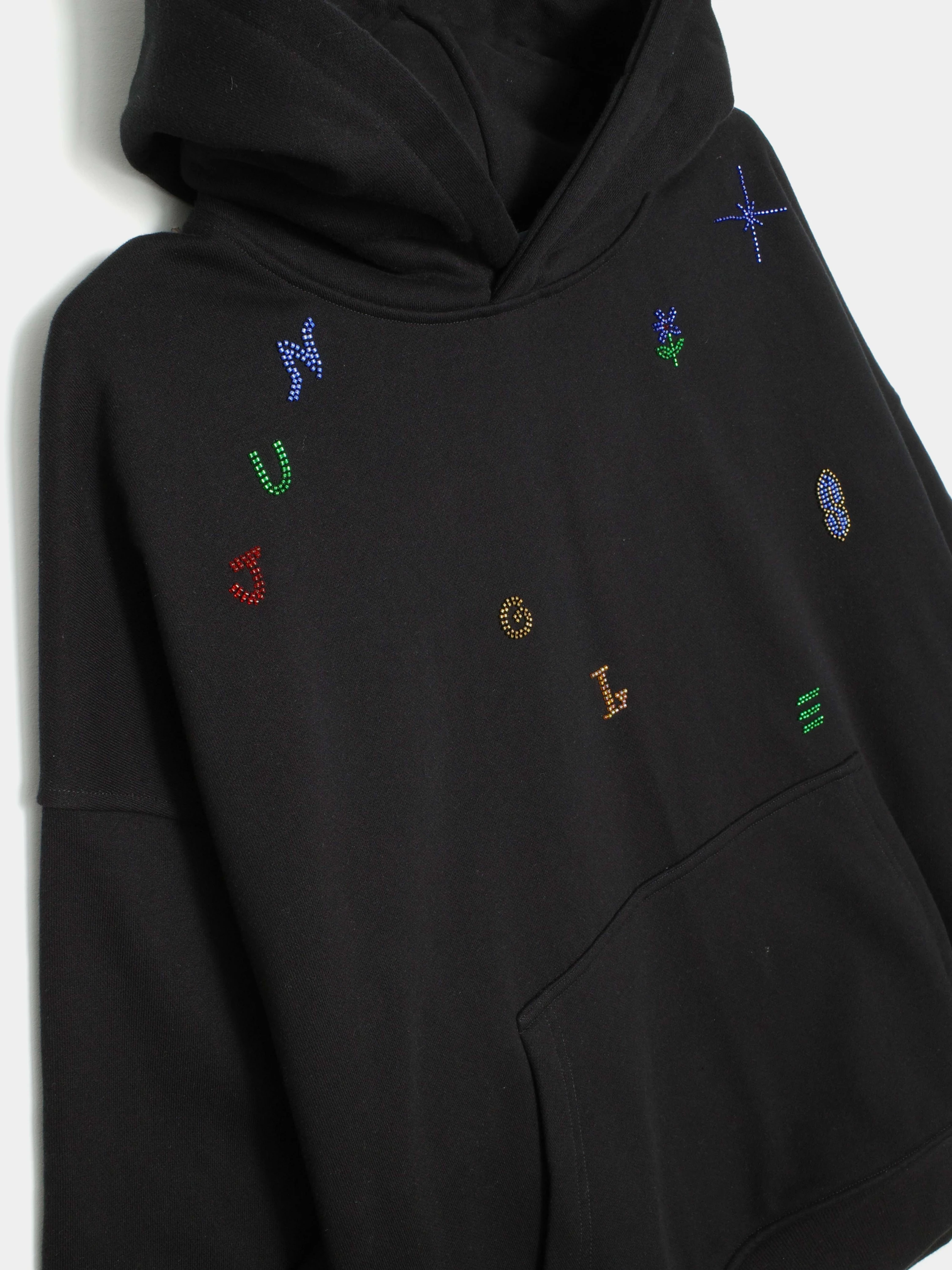 Худи Jungles Jungles Beaded Letters Black