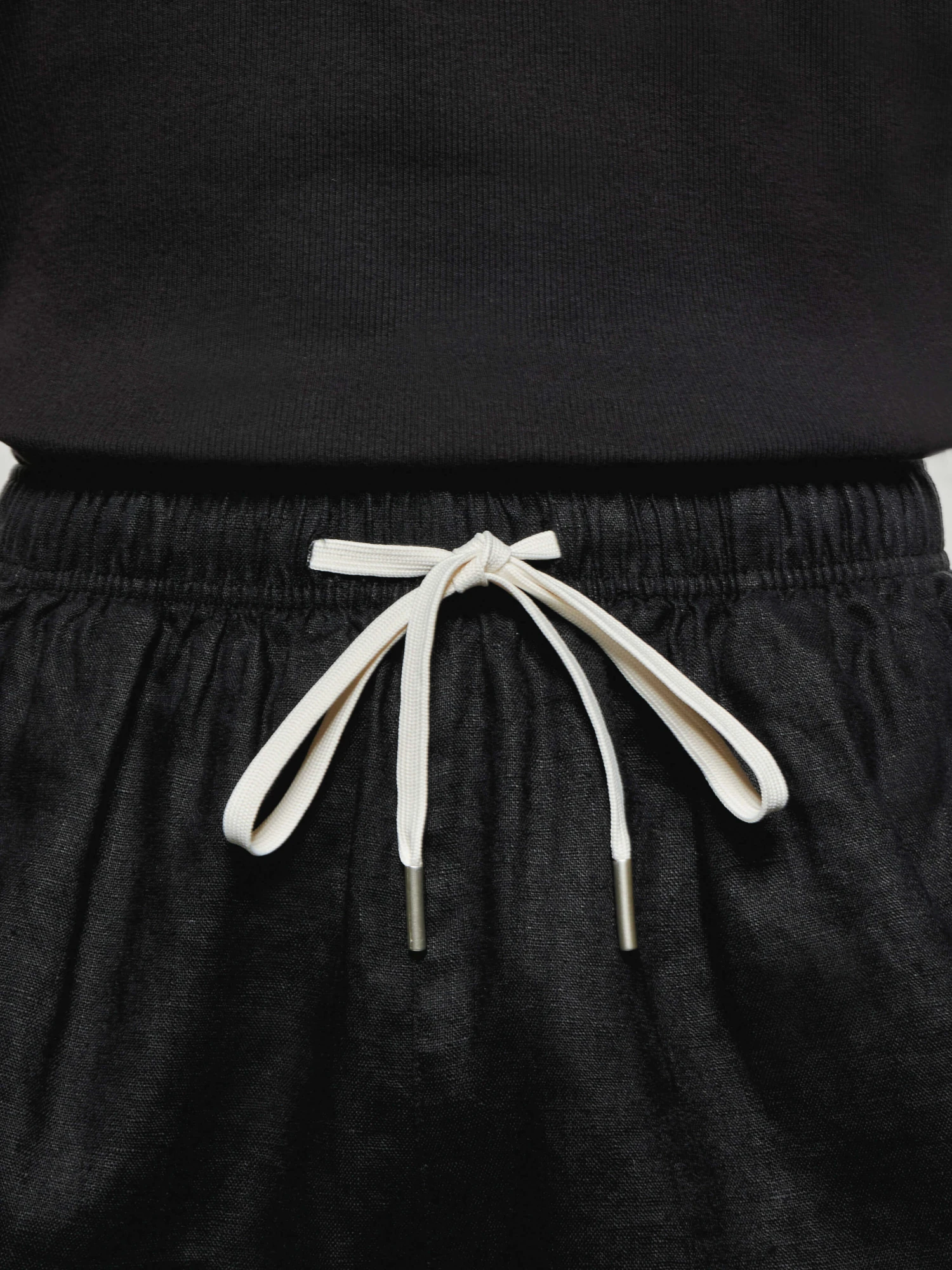 Шорты MKI MIYUKI ZOKU Linen Shorts Black