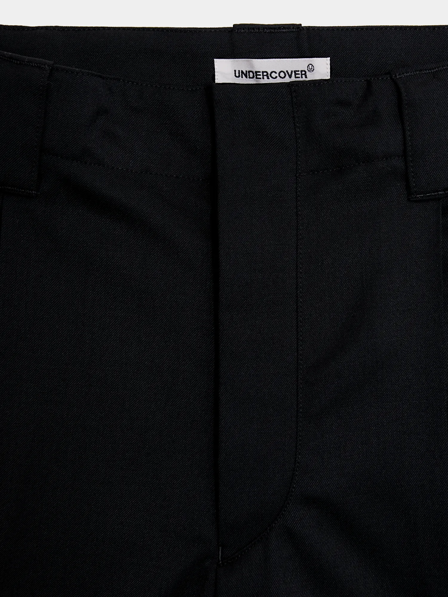 Брюки UNDERCOVER Pleated Wool Trousers Black