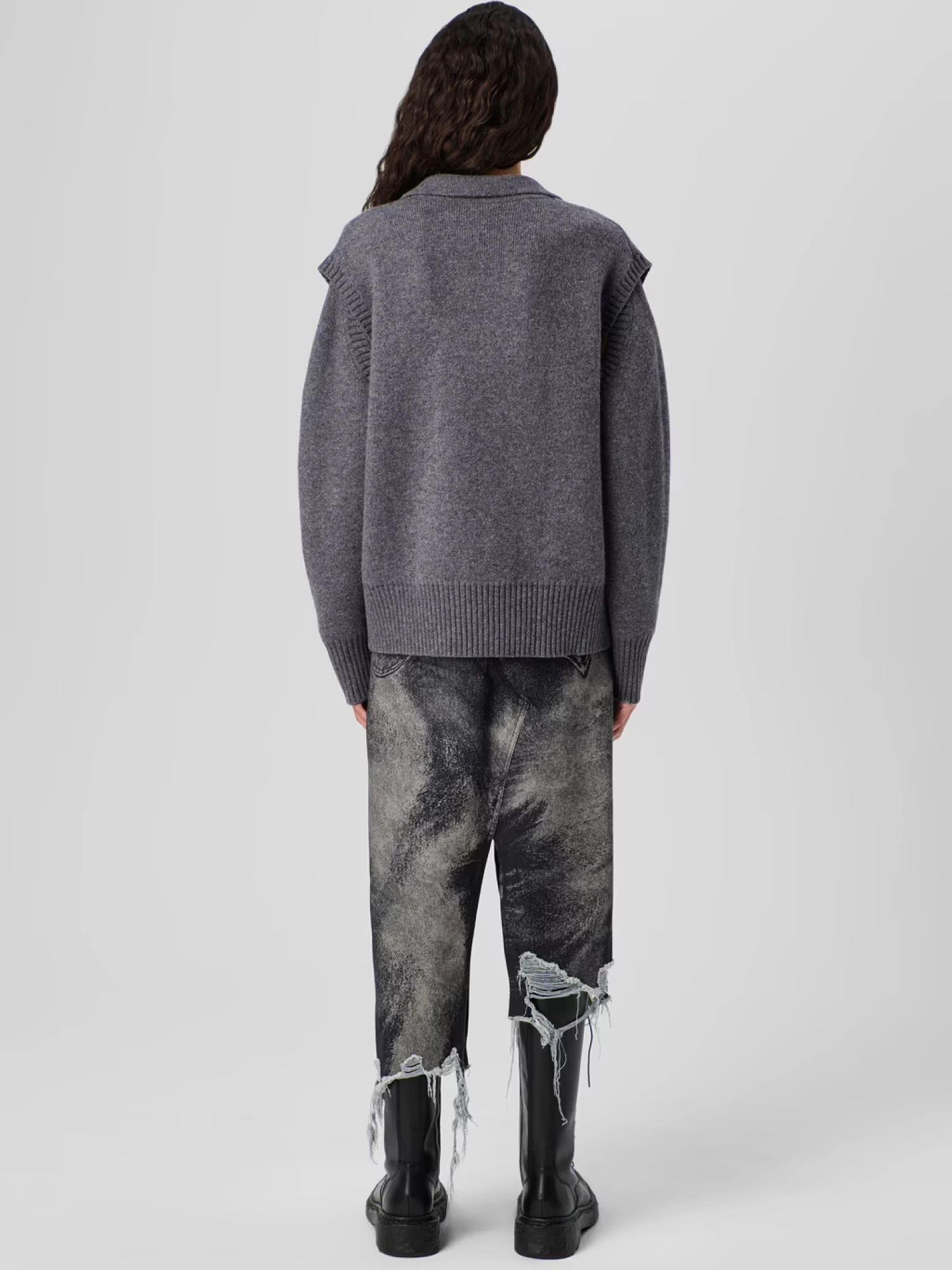 Женская юбка CAMPERLAB Asymmetric Denim Black/Gray