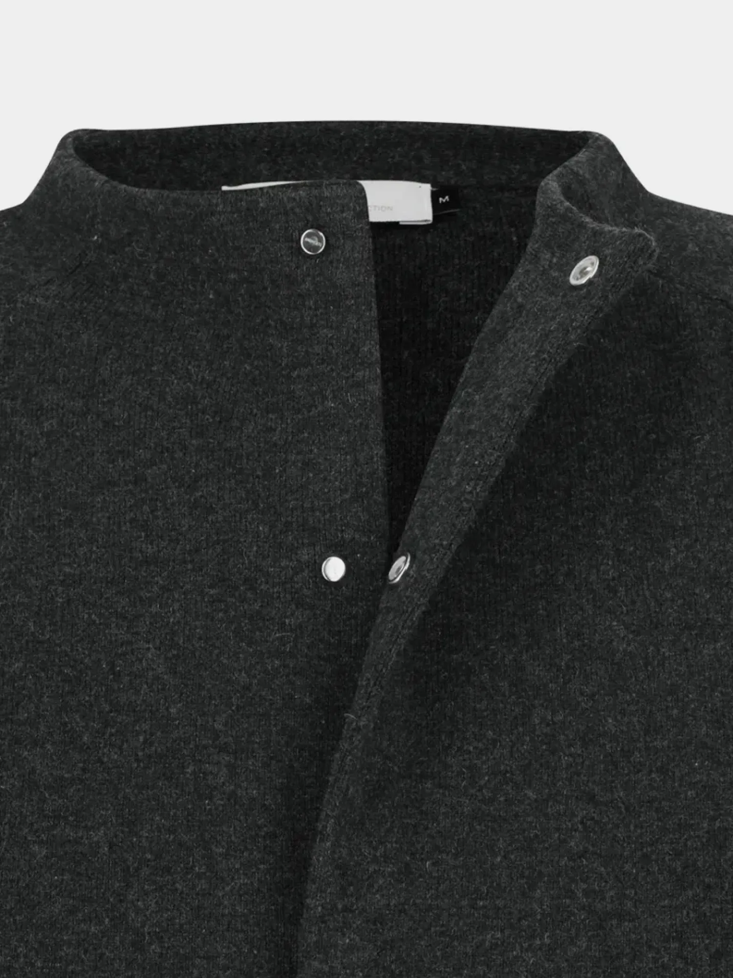 Кардиган AMOMENTO Rounded Sleeve Charcoal