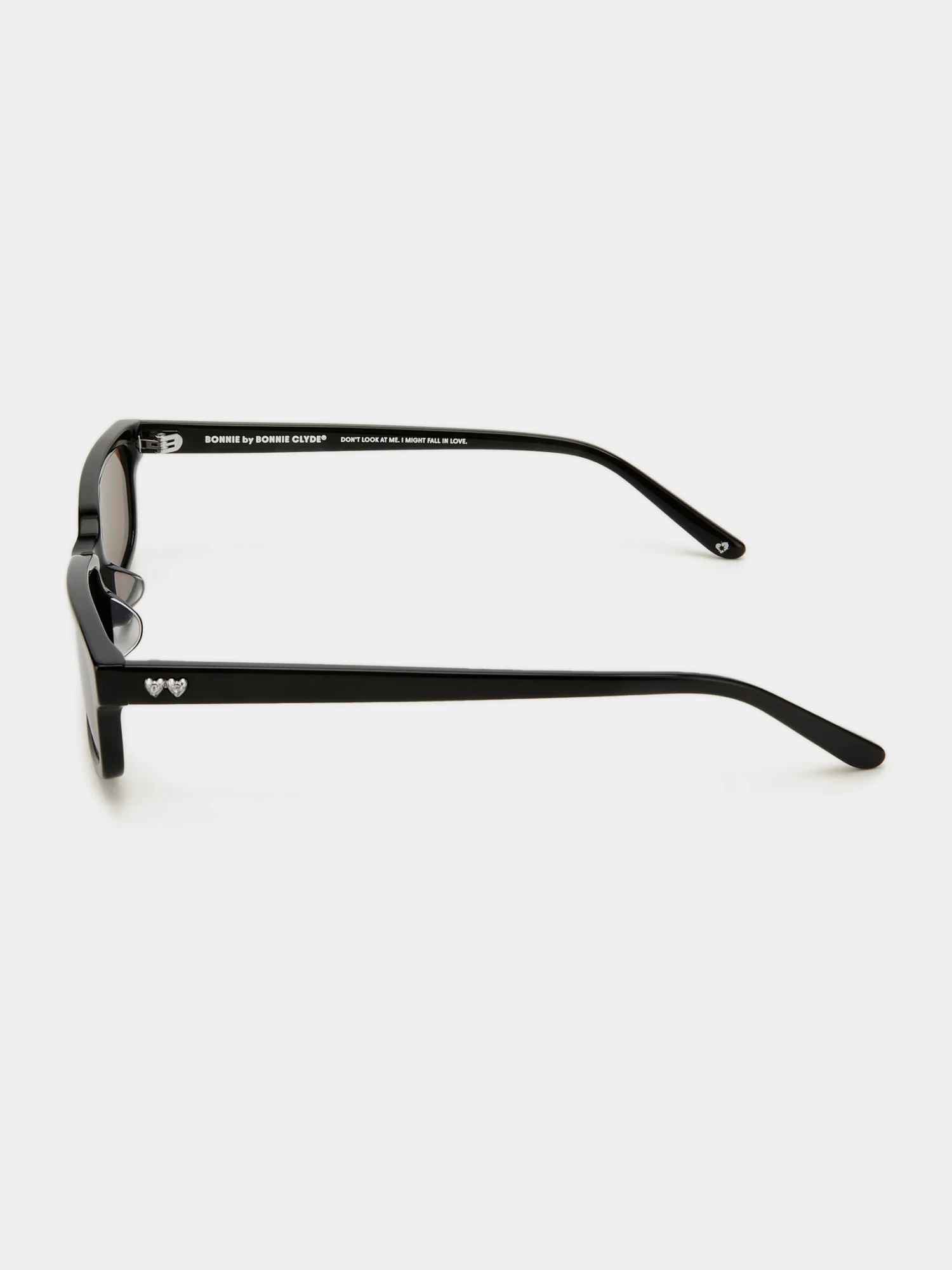 Очки Bonnie Clyde Boyfriend 2 Black & Brown Lens