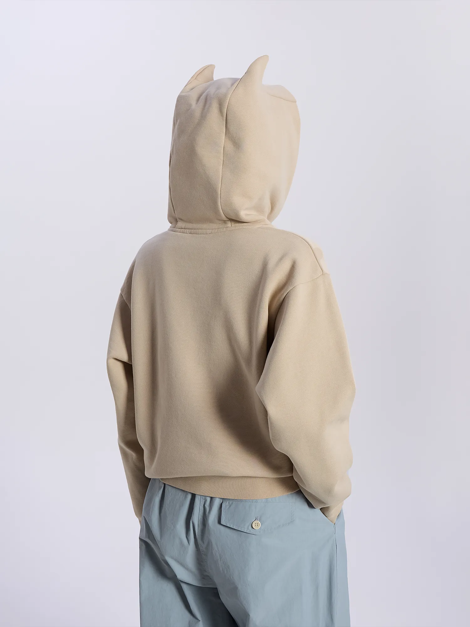 Худи Coperni Horn Hoodie Beige