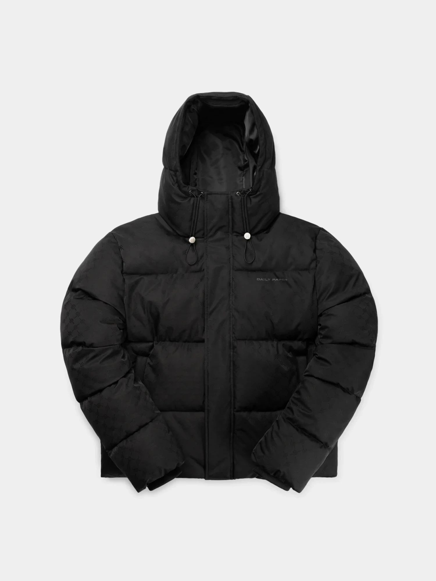 Пуховик Daily Paper Monogram Short Puffer Black