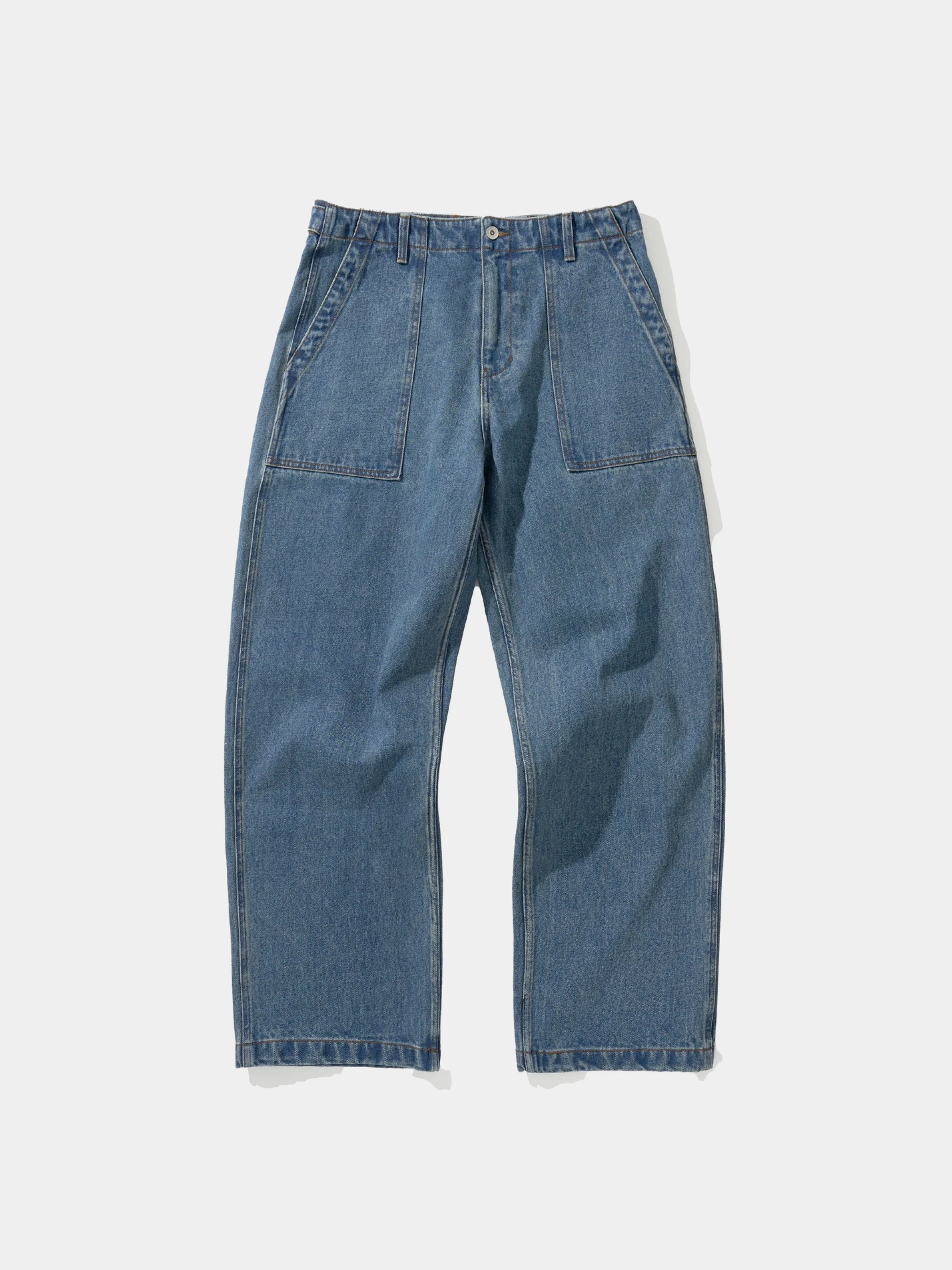Джинсы Uniform Bridge Og Fatigue Denim Pants Indigo Washed
