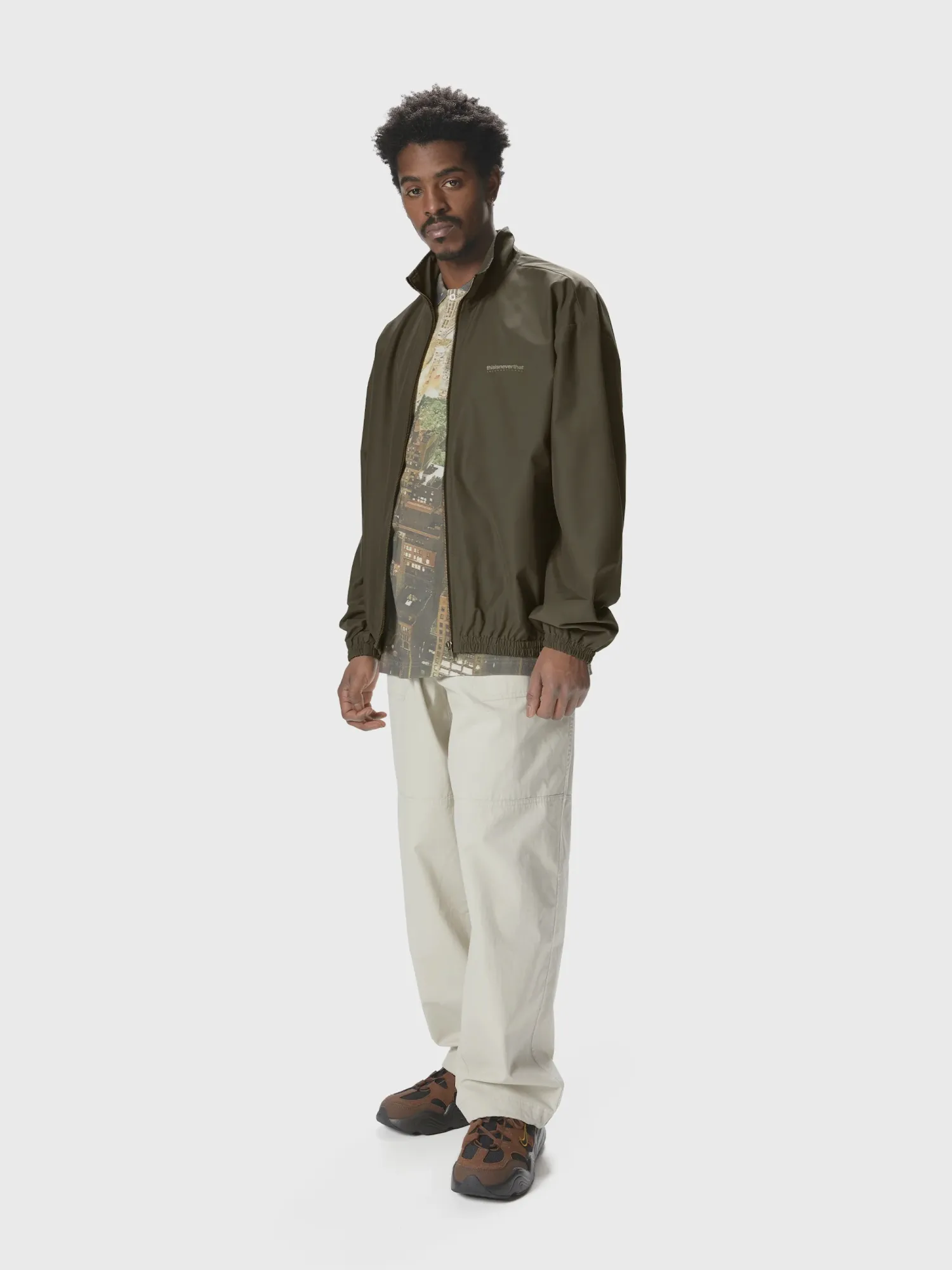 Ветровка thisisneverthat INTL. Team Jacket Olive