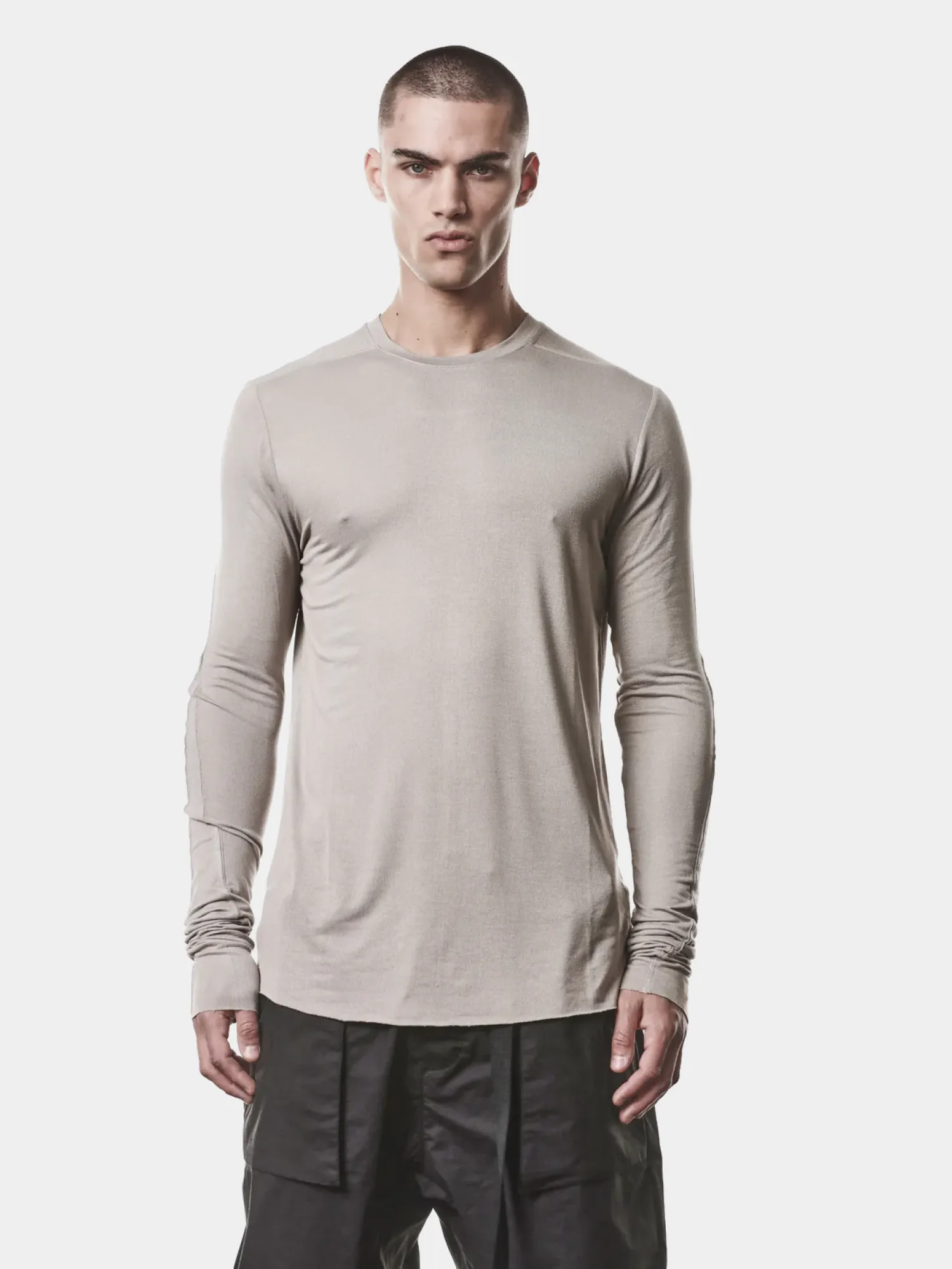 Лонгслив thom/krom M TS 953 Stone