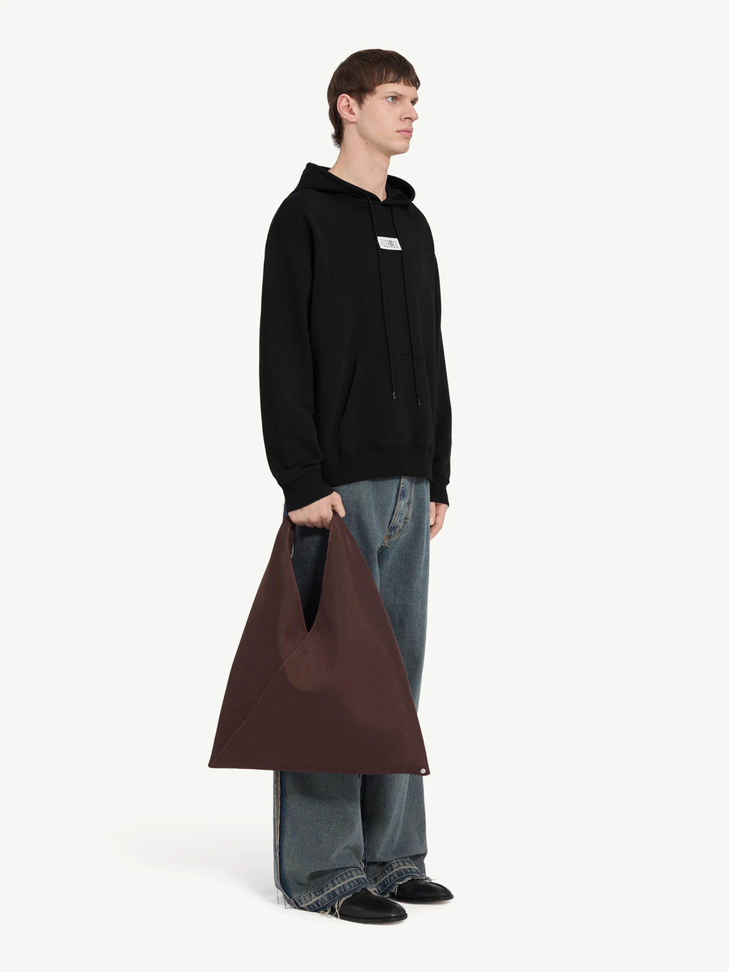 Худи MM6 Maison Margiela Numeric Logo Black