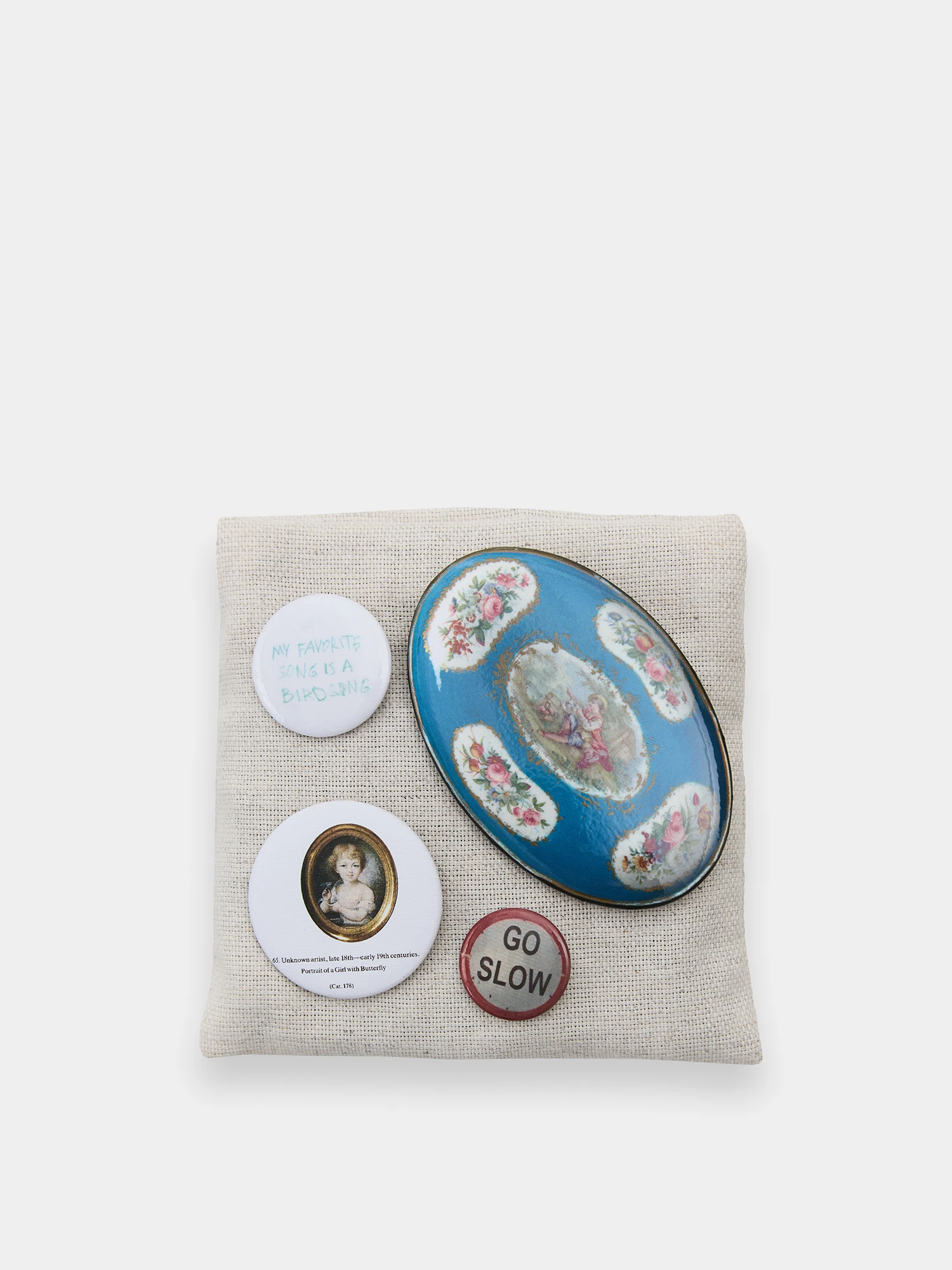Набор значков STUDIO SLOW X SINIY VSADNIK EXCLUSIVE Go Slow Pins