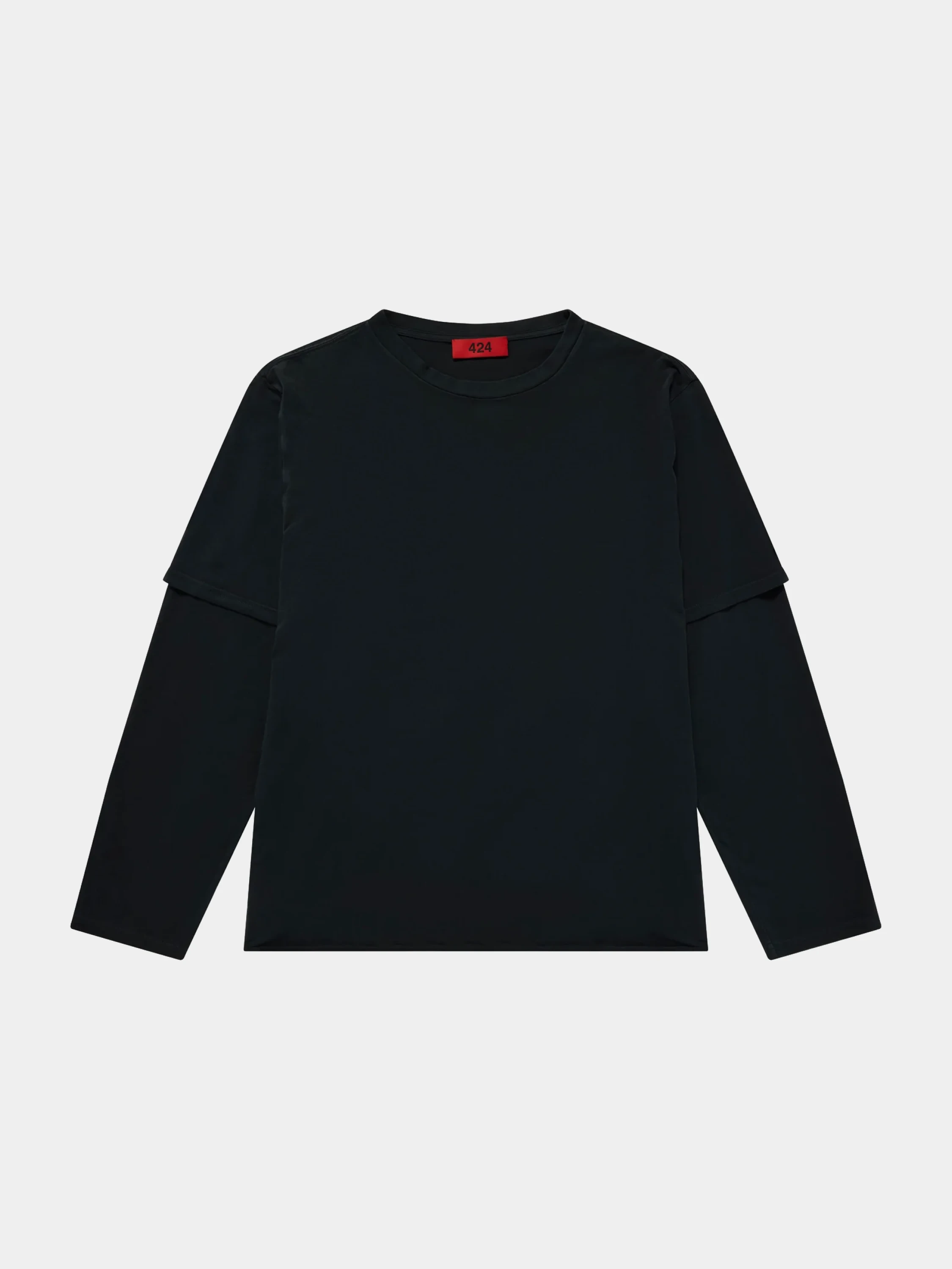Лонгслив 424 Double T-shirt Black