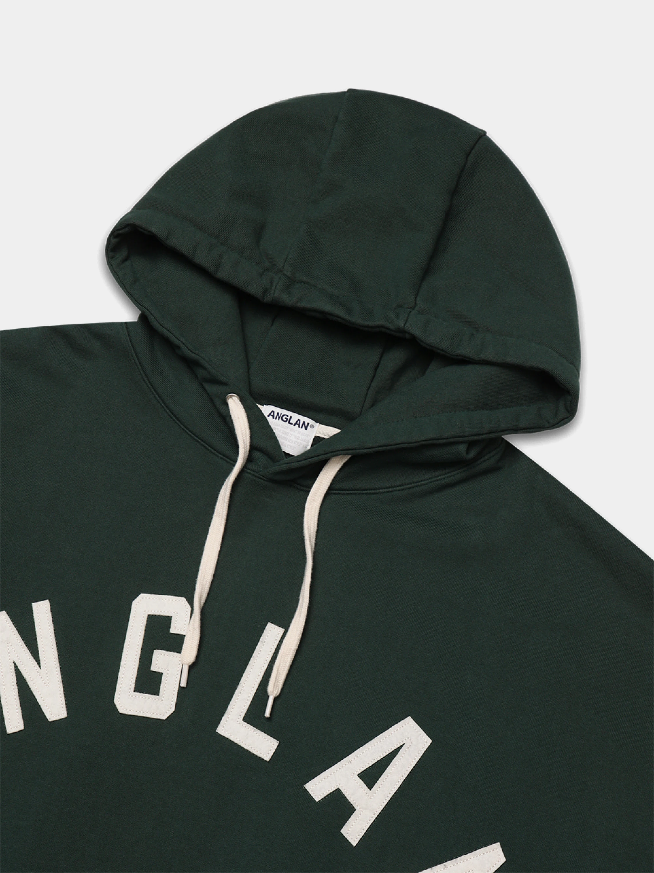Худи ANGLAN Applique Heavy Sweat Hoodie Green