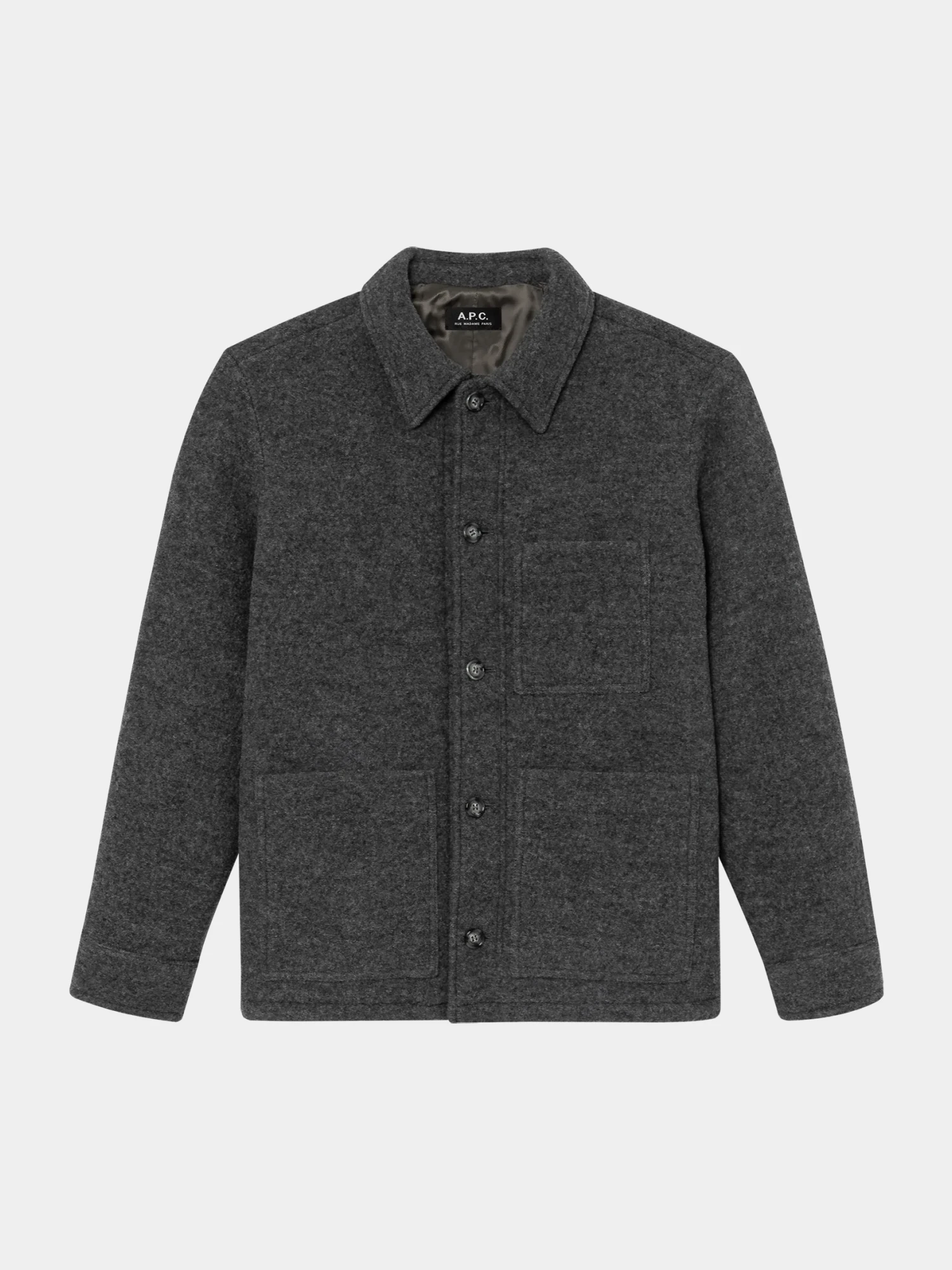 Полупальто A.P.C. Emile Coat Gray