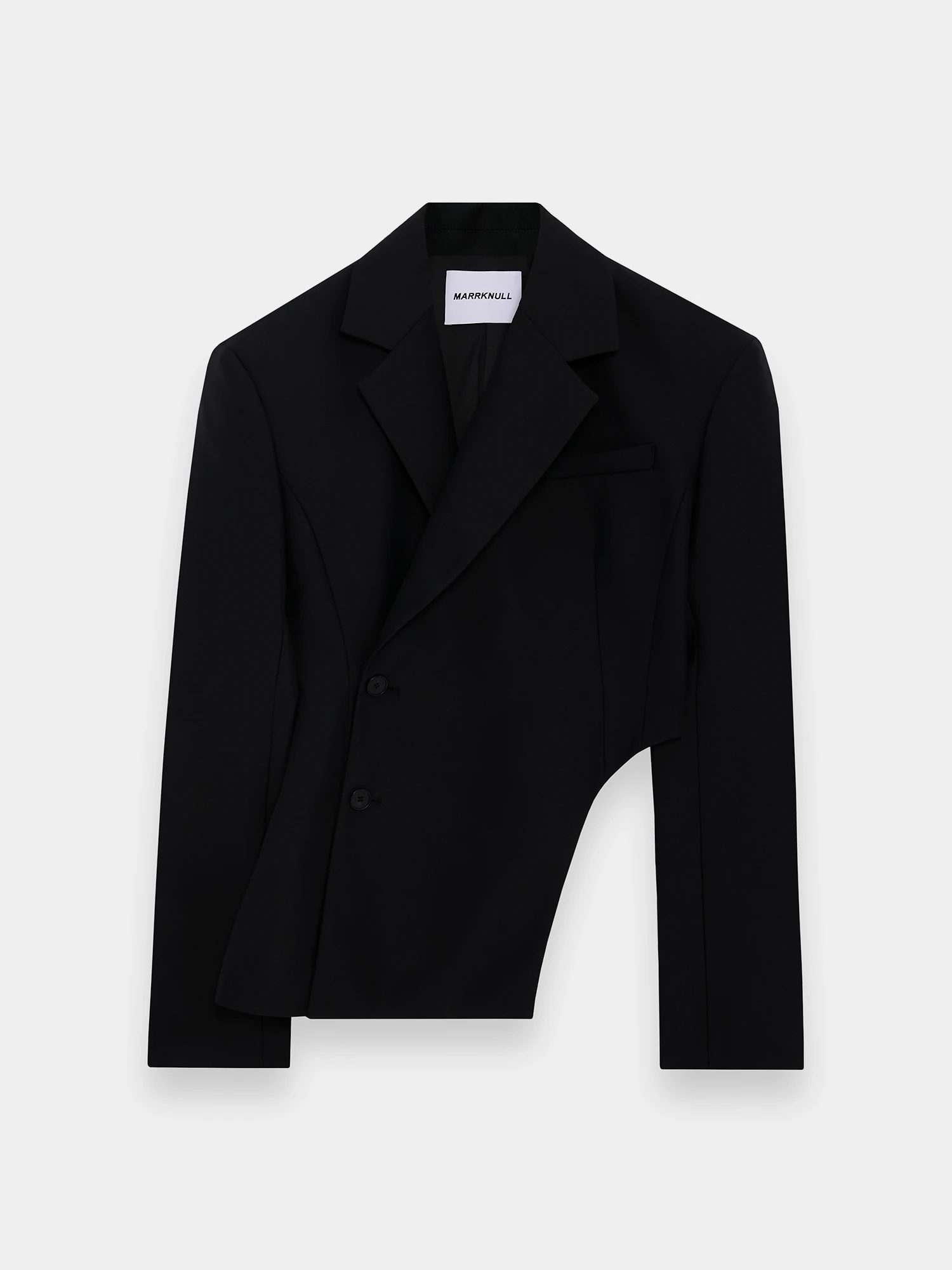 Женский блейзер MARRKNULL Black Dislocation Suit Black
