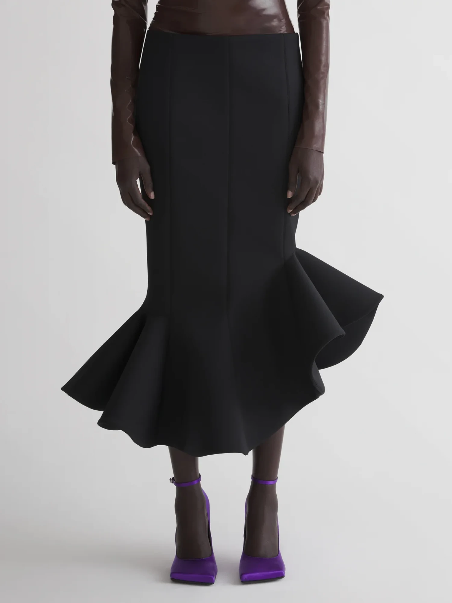 Женская юбка MUGLER Mermaid Black