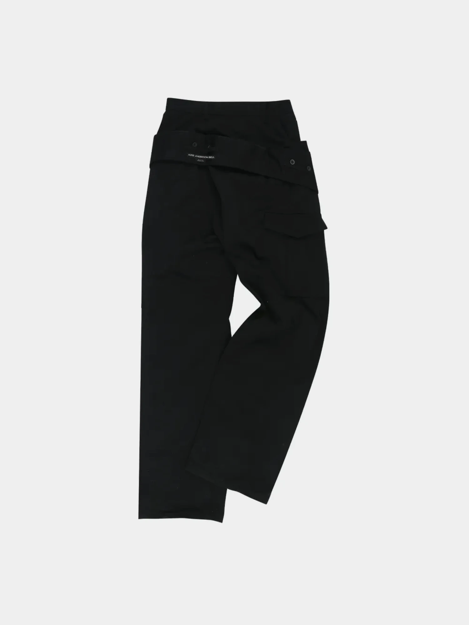 Джинсы Andersson Bell Double Waist Work Wide-Leg Black